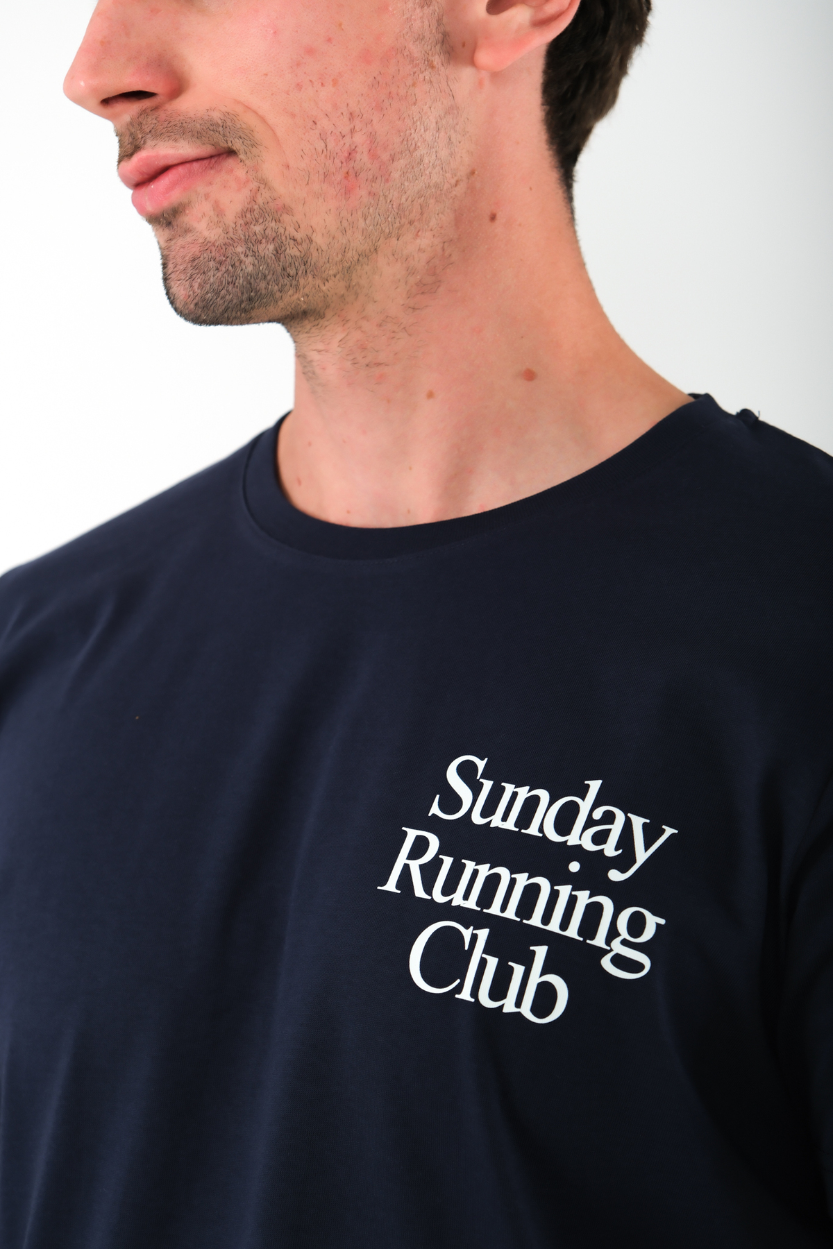 Sundy Running Club Regular Fit T-Shirt Men - Navy