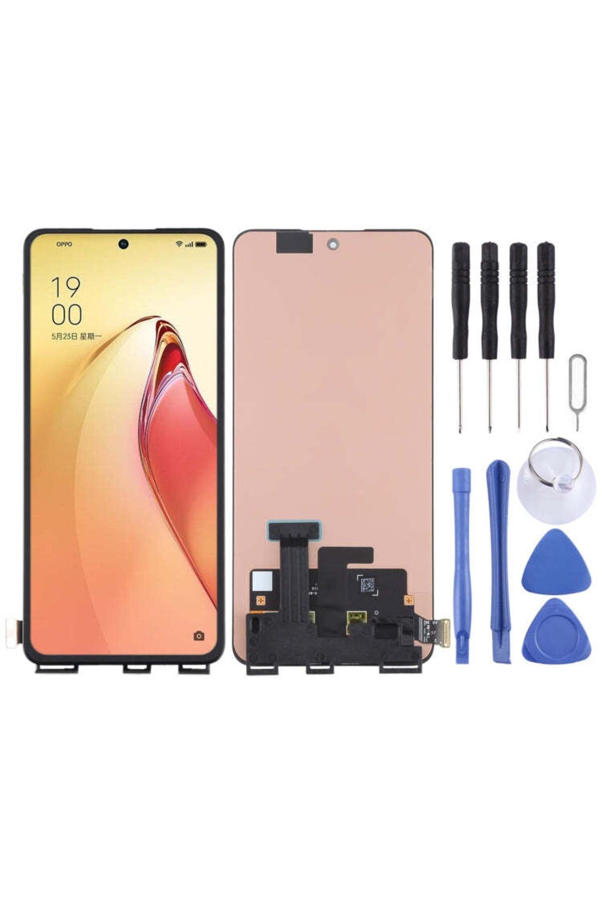 indirimplus Oppo Reno 8 Pro Plus uyumlu LCD EKRAN +Tamir Seti XXE3