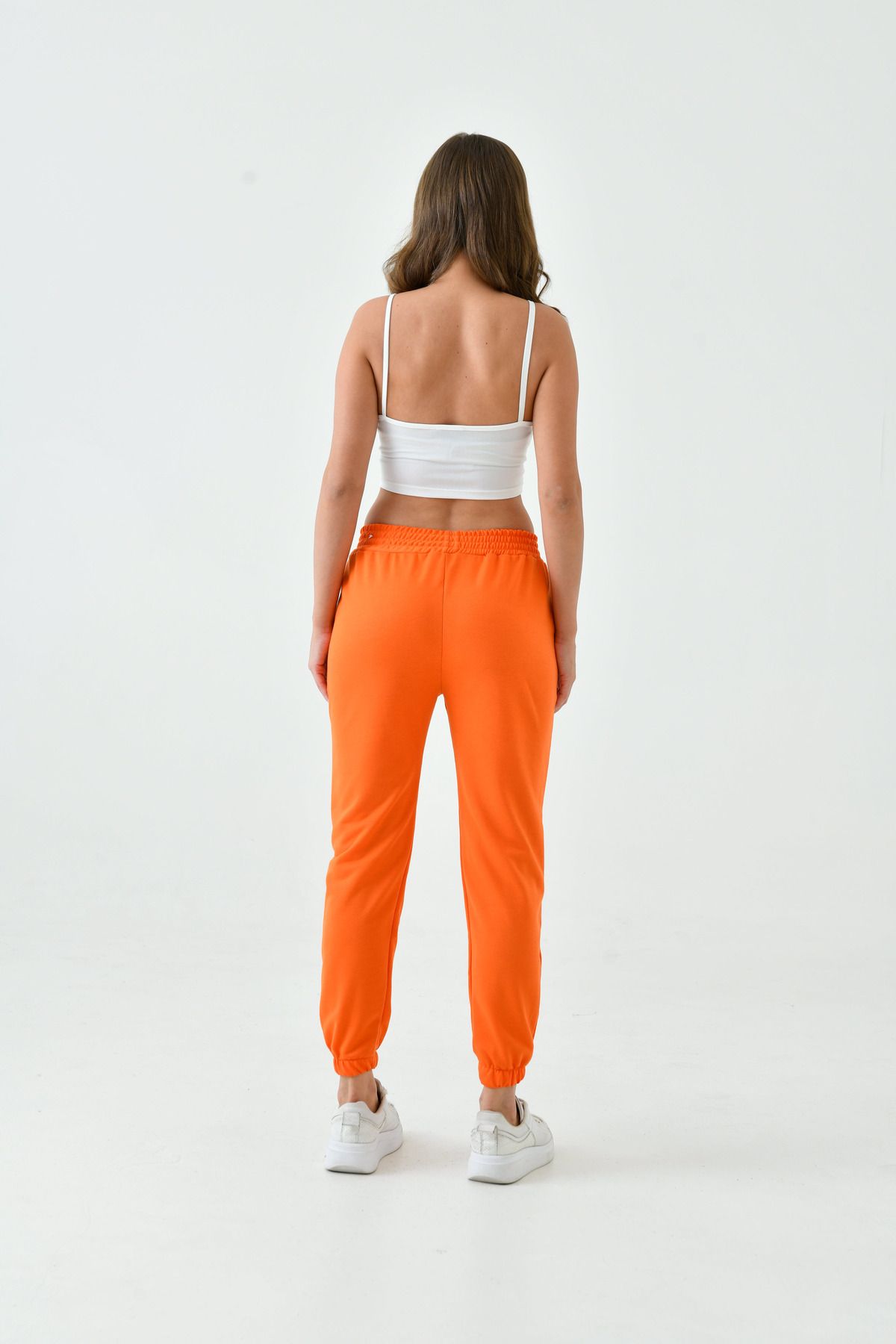 enmodaiçgiyim-Orange Women's Jogger Sweatpants 8