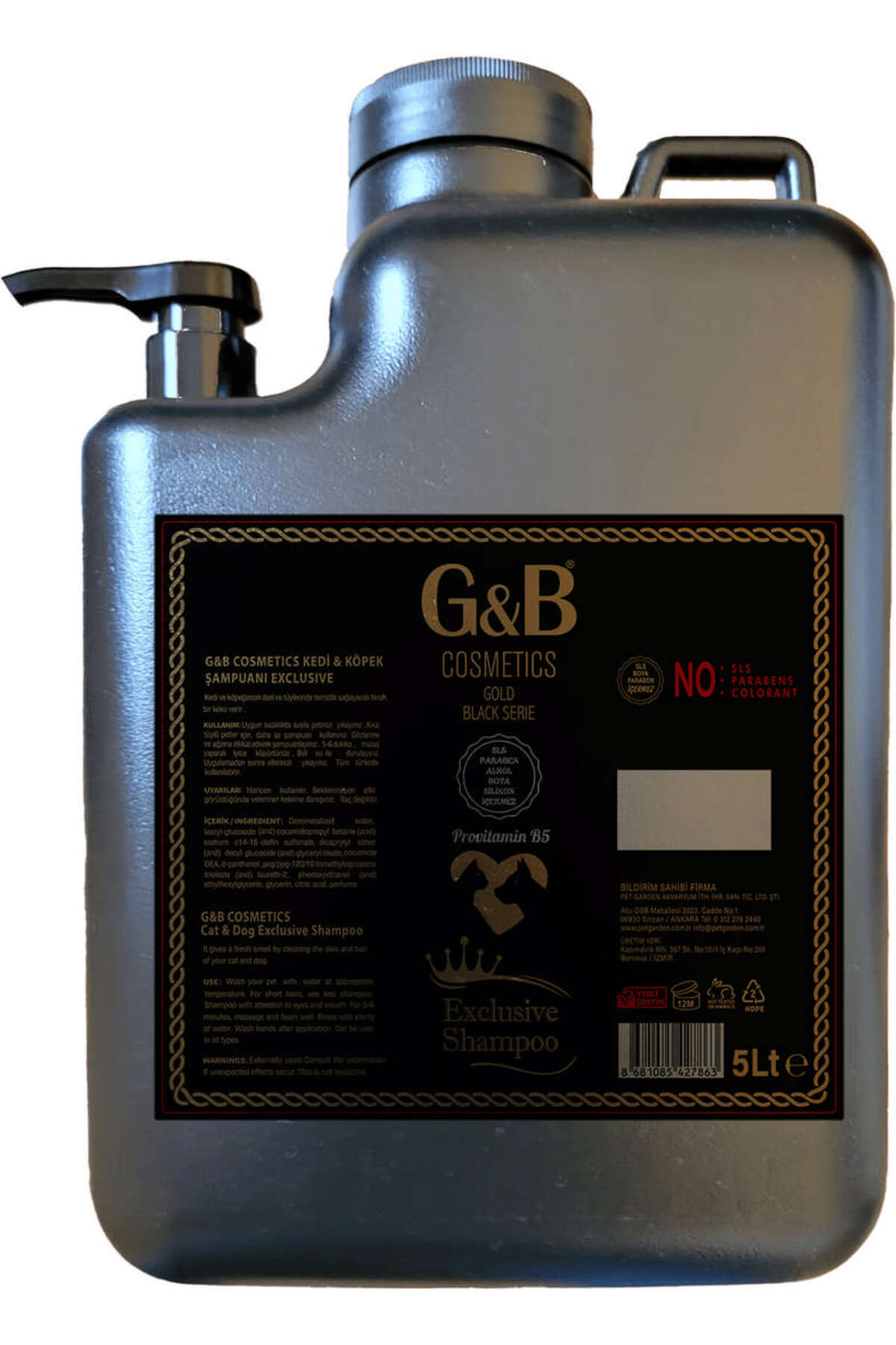 G&B Store SPTRNS G&b Exclusive Plus Şampuan (101806) 5 Lt