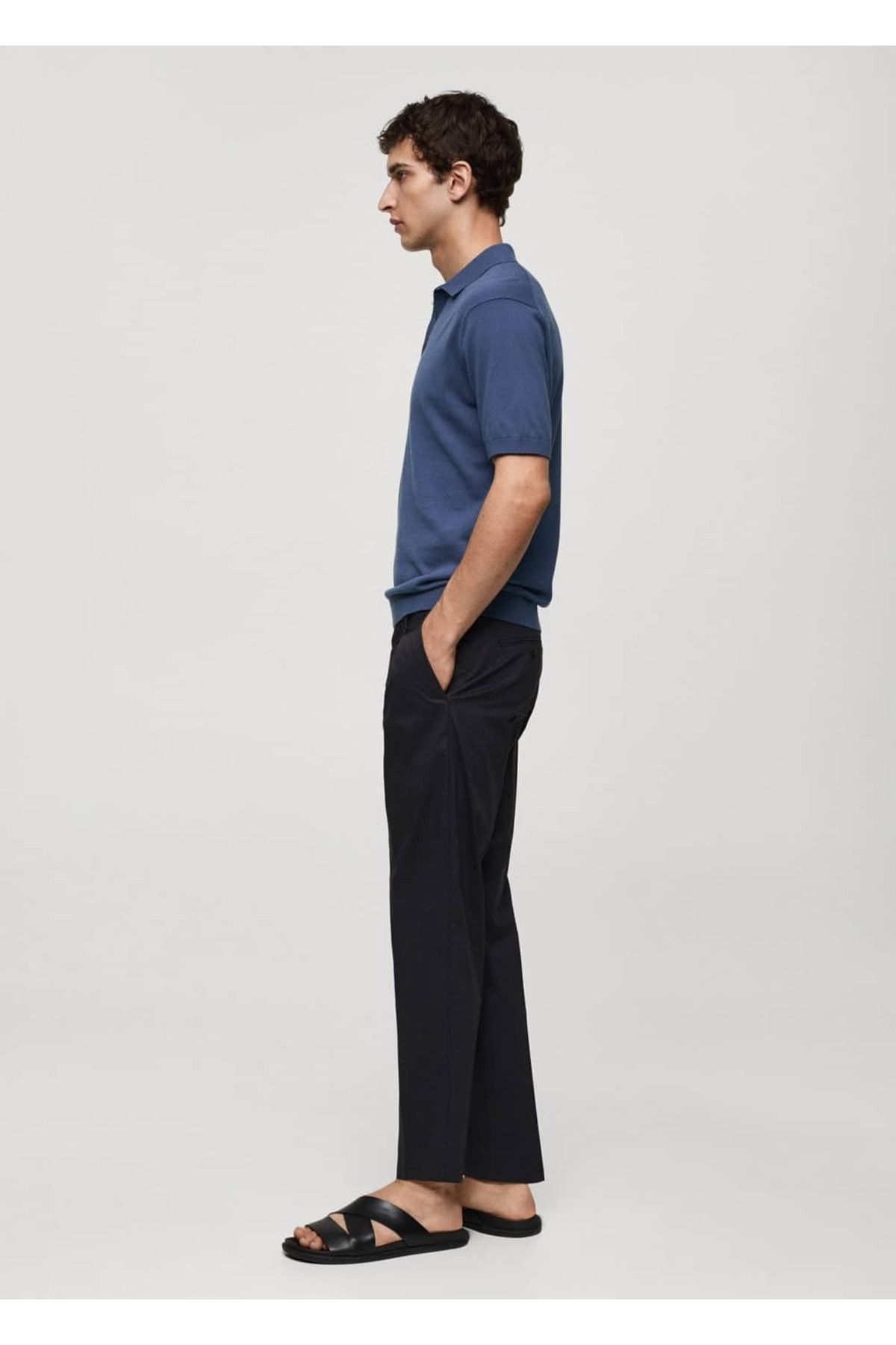 MANGO Man-Strick-Poloshirt aus 100 % Baumwolle 6