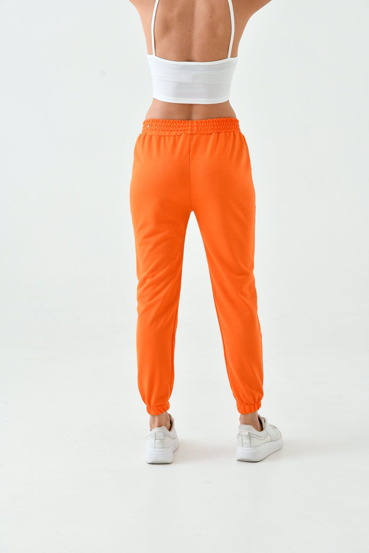 enmodaiçgiyim-Orange Women's Jogger Sweatpants 7