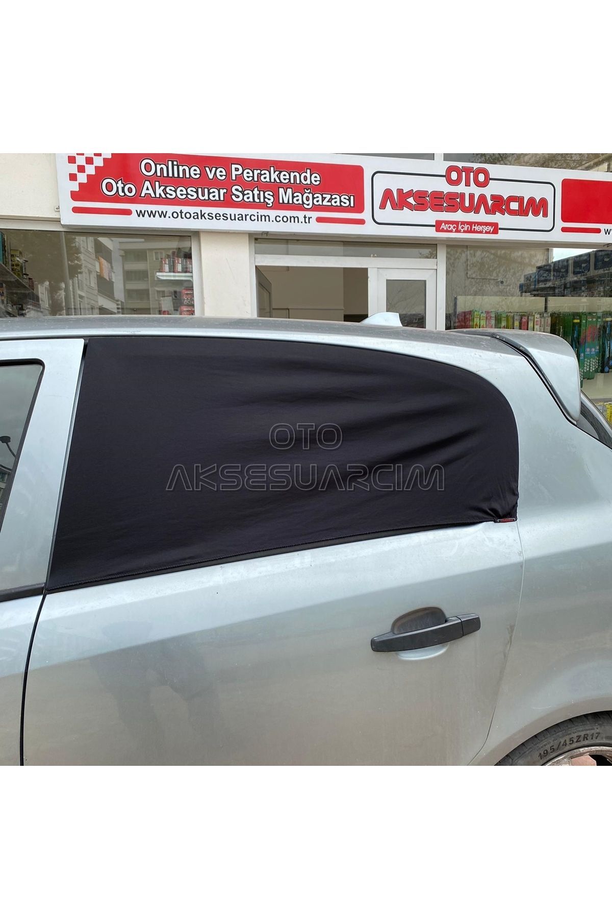 Oto Aksesuarcım Elastik Oto Yan Cam Bebek Güneşlik Araba Perdesi Hatchback Uyumlu 2'li fotoğrafı 7 (önizleme)