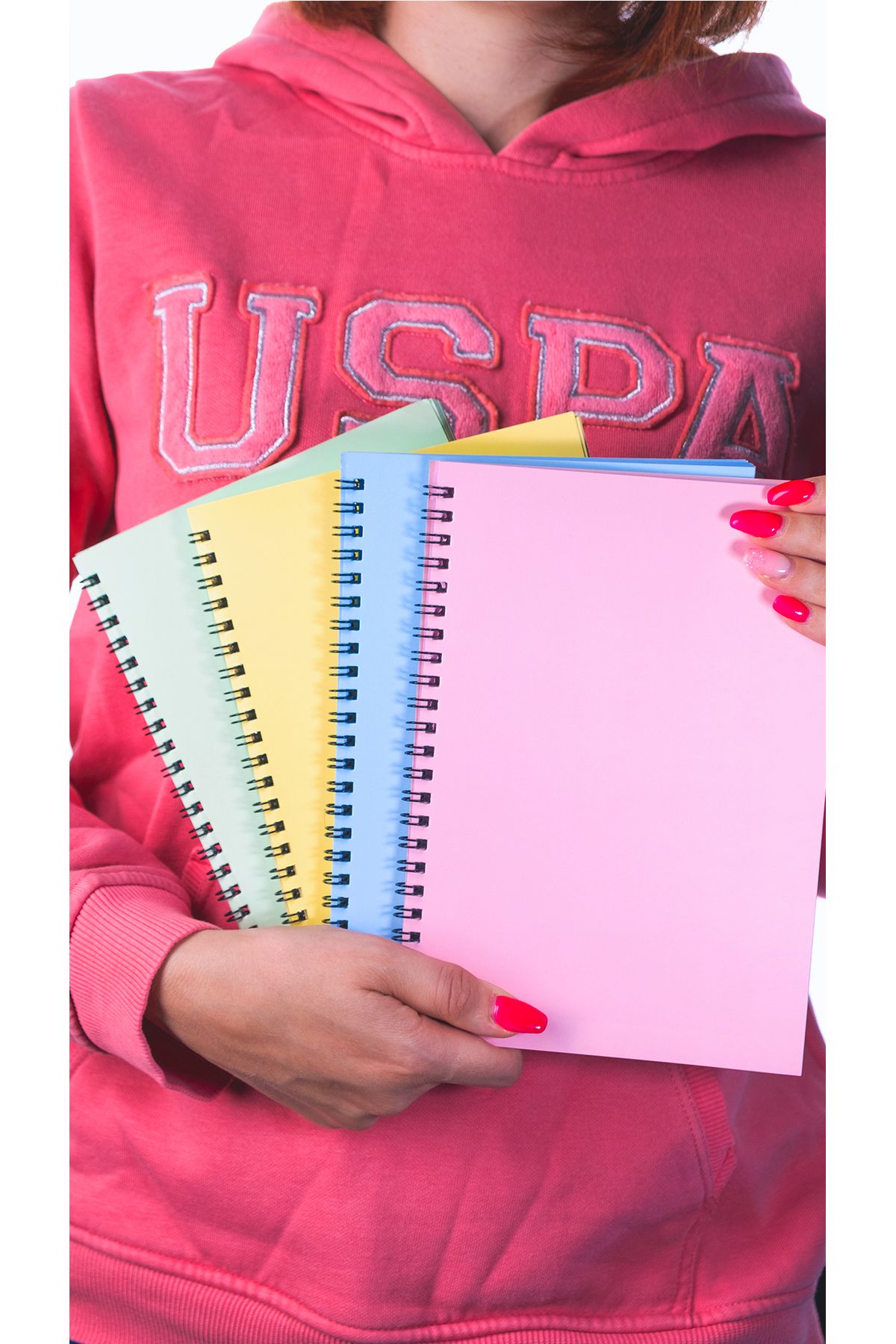 Dream Notes-A5 Spiral School Notebook 50 Sheets 100 Pages Set of 4 - Unlined Notebook - Colorful Notebook 7