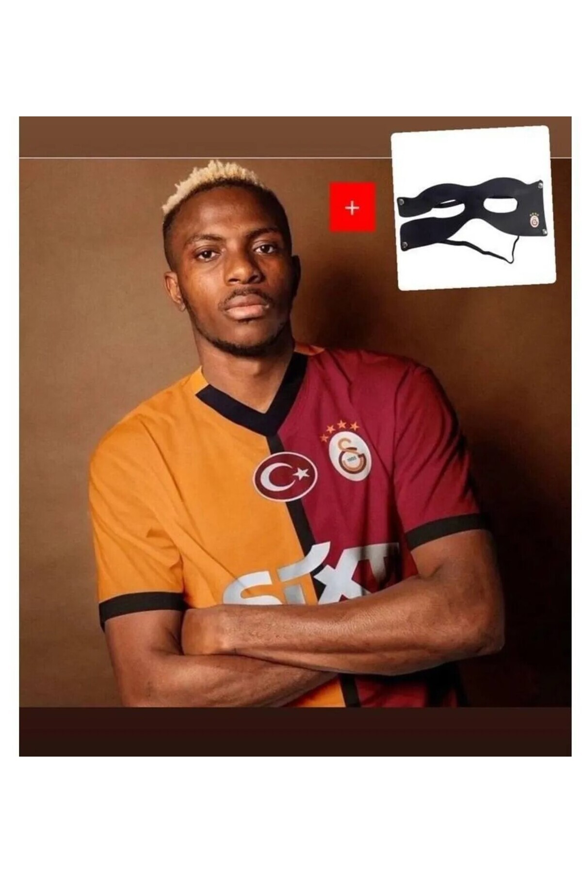 BYSPORTAKUS G.a.l.a.t.a.s.a.r.a.y Victor-osimhen Parçalı Iç Saha Forması Maske Hediyeli