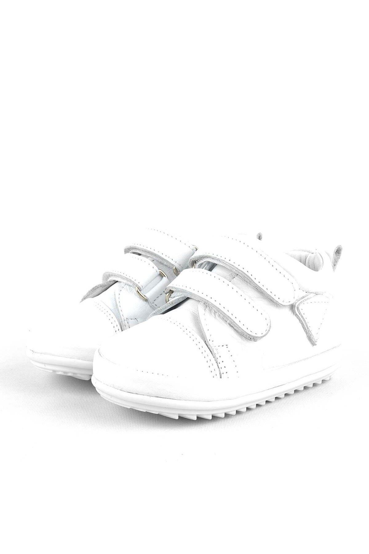 Rakerplus-Scrat Genuine Leather White First Step Shoes 4