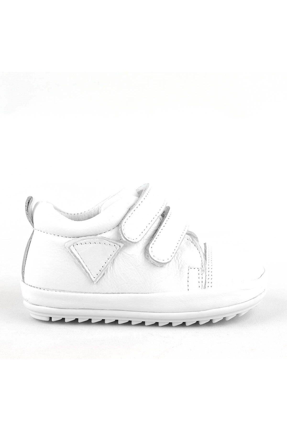 Rakerplus-Scrat Genuine Leather White First Step Shoes 3