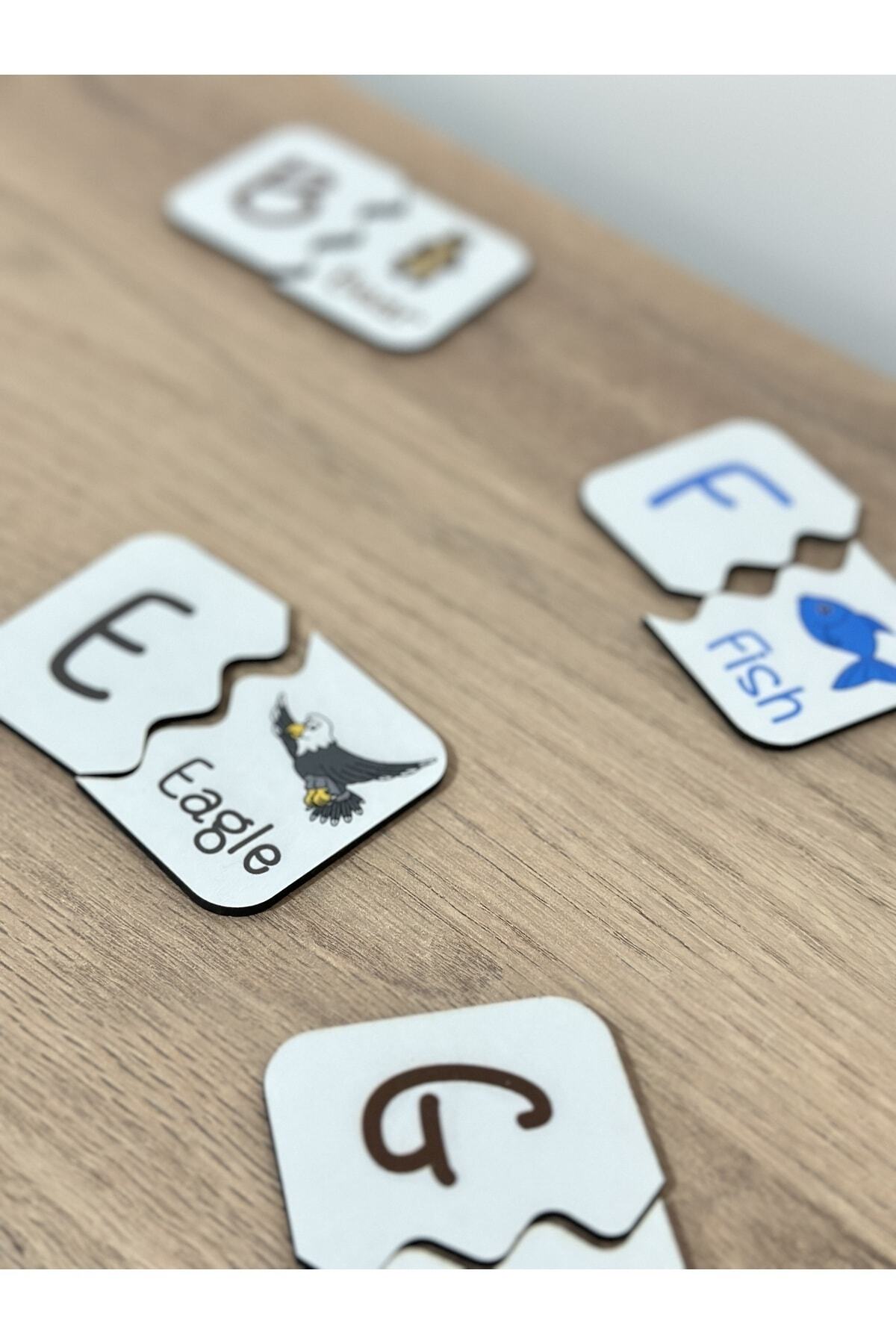 Karter İnovasyon Harf Hayvan Esleme Kartlari, Alfabe Esleme Kartlari,montesorri Yapboz Takcikar fotoğrafı 4 (önizleme)