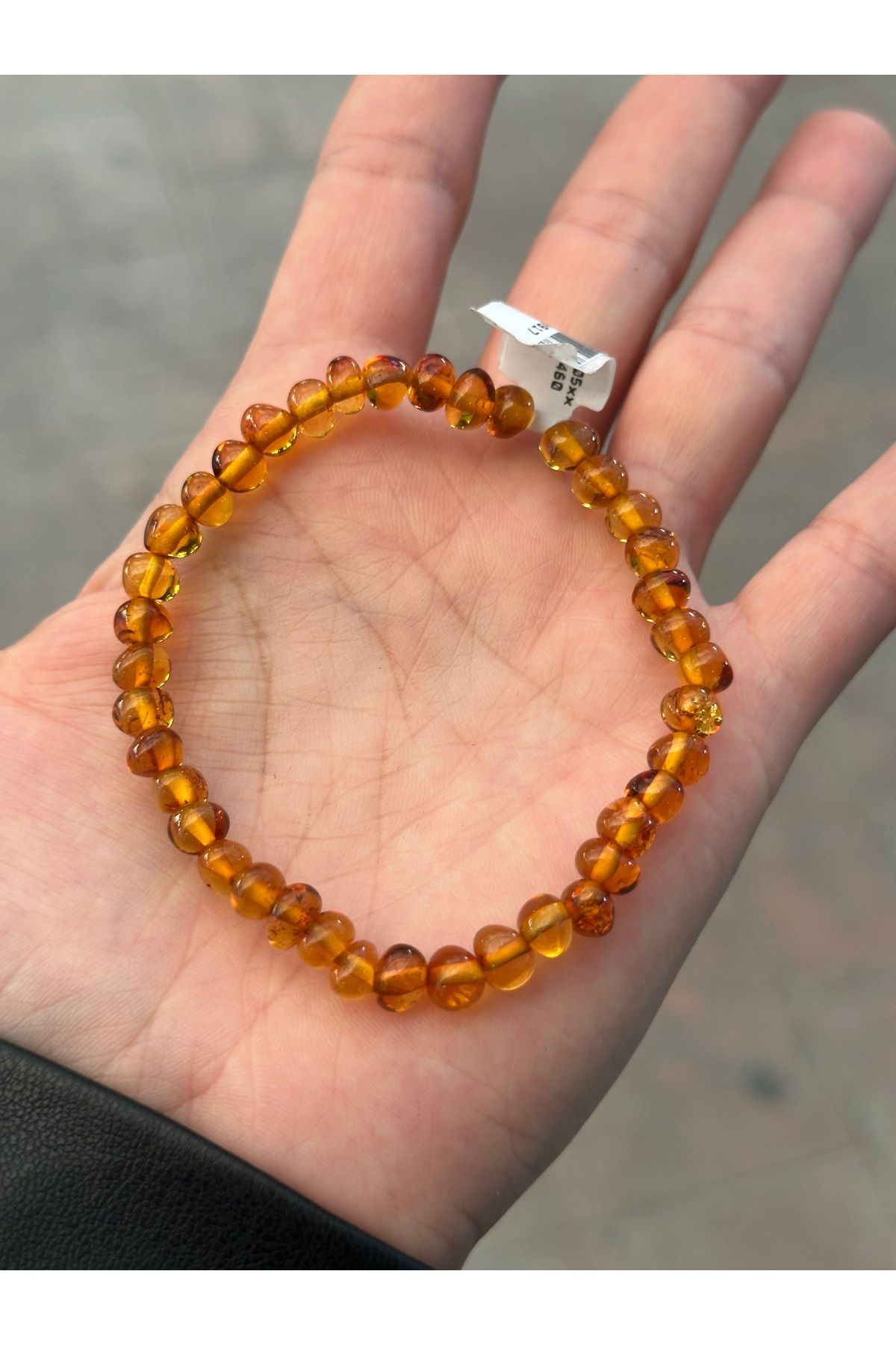 KEHRİBAREVİ EREĞLİ-Baltic Drop Amber Adult Bracelet Original Certified 1