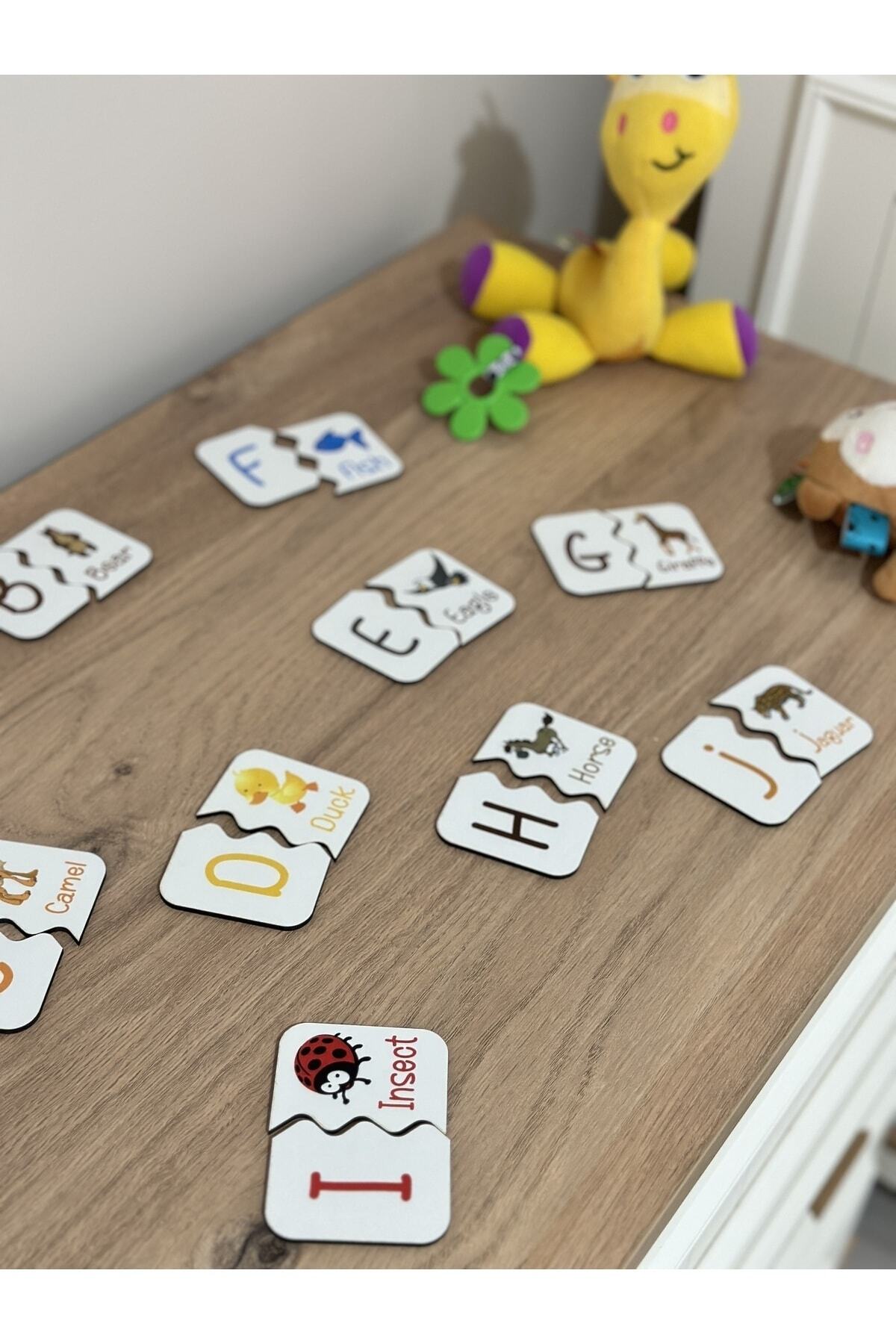 Karter İnovasyon Harf Hayvan Esleme Kartlari, Alfabe Esleme Kartlari,montesorri Yapboz Takcikar fotoğrafı 5 (önizleme)