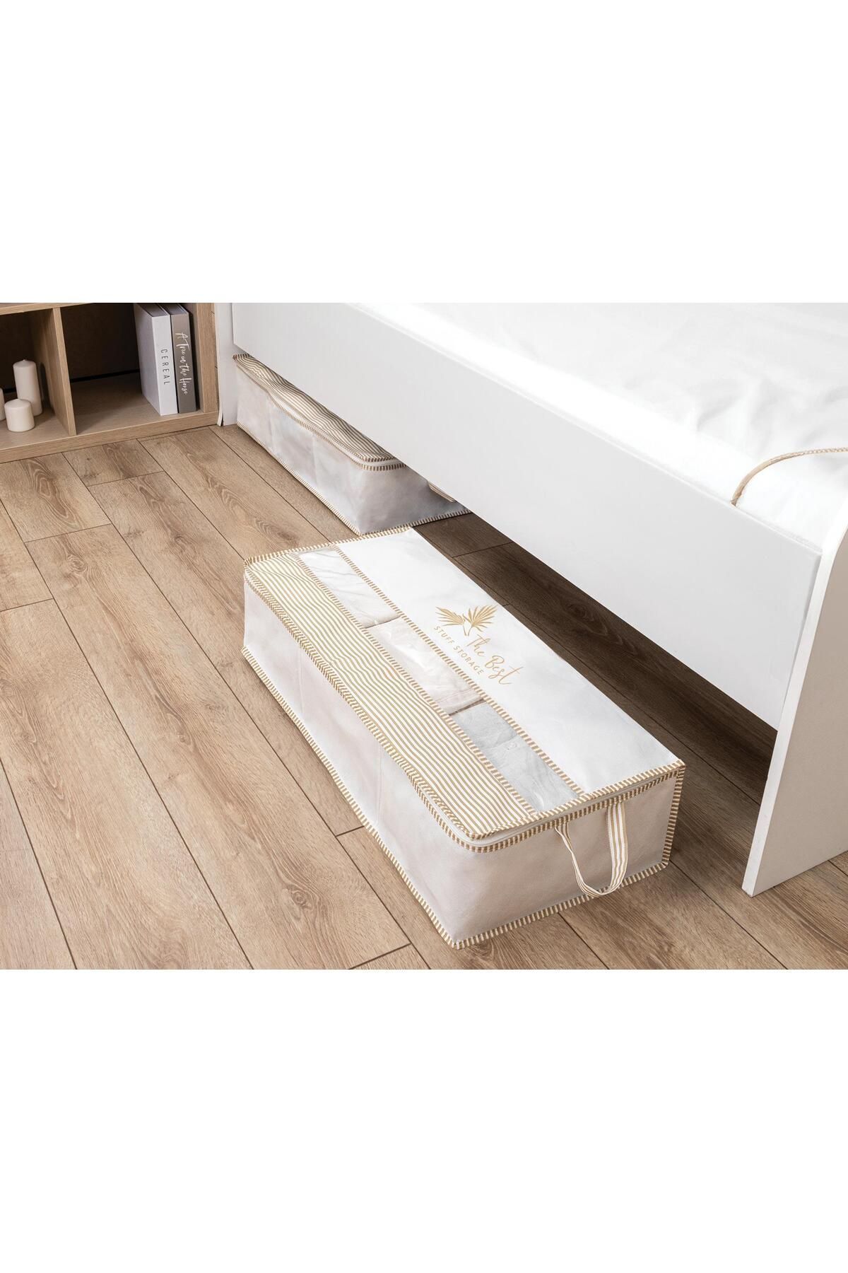 Hayveys-Windowed Under Base Space-Free Large Size Storage Organizer Load 3