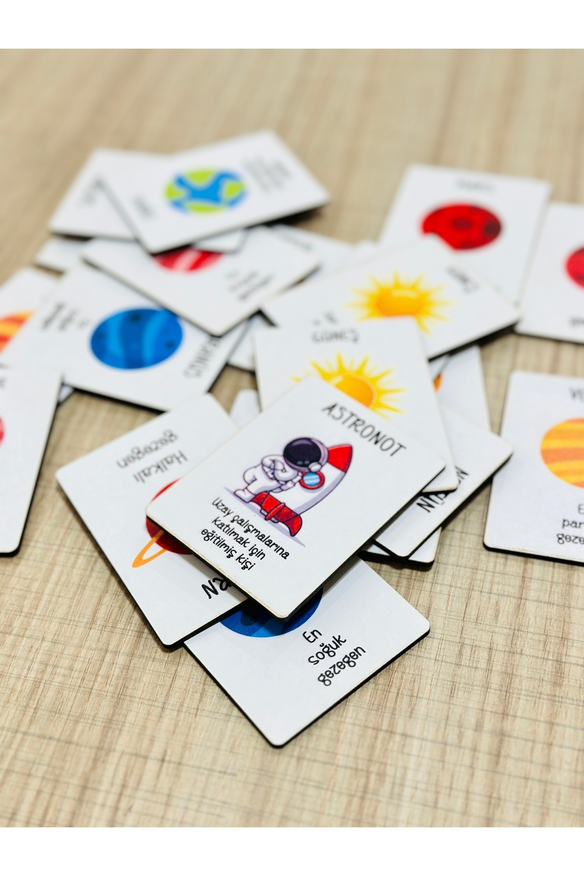 Karter İnovasyon Gezegenleri Öğreten Eşleme Kartları,Zeka Kartları,Gezegenleri Öğreniyorum,Eğitici Oyuncak fotoğrafı 7 (önizleme)