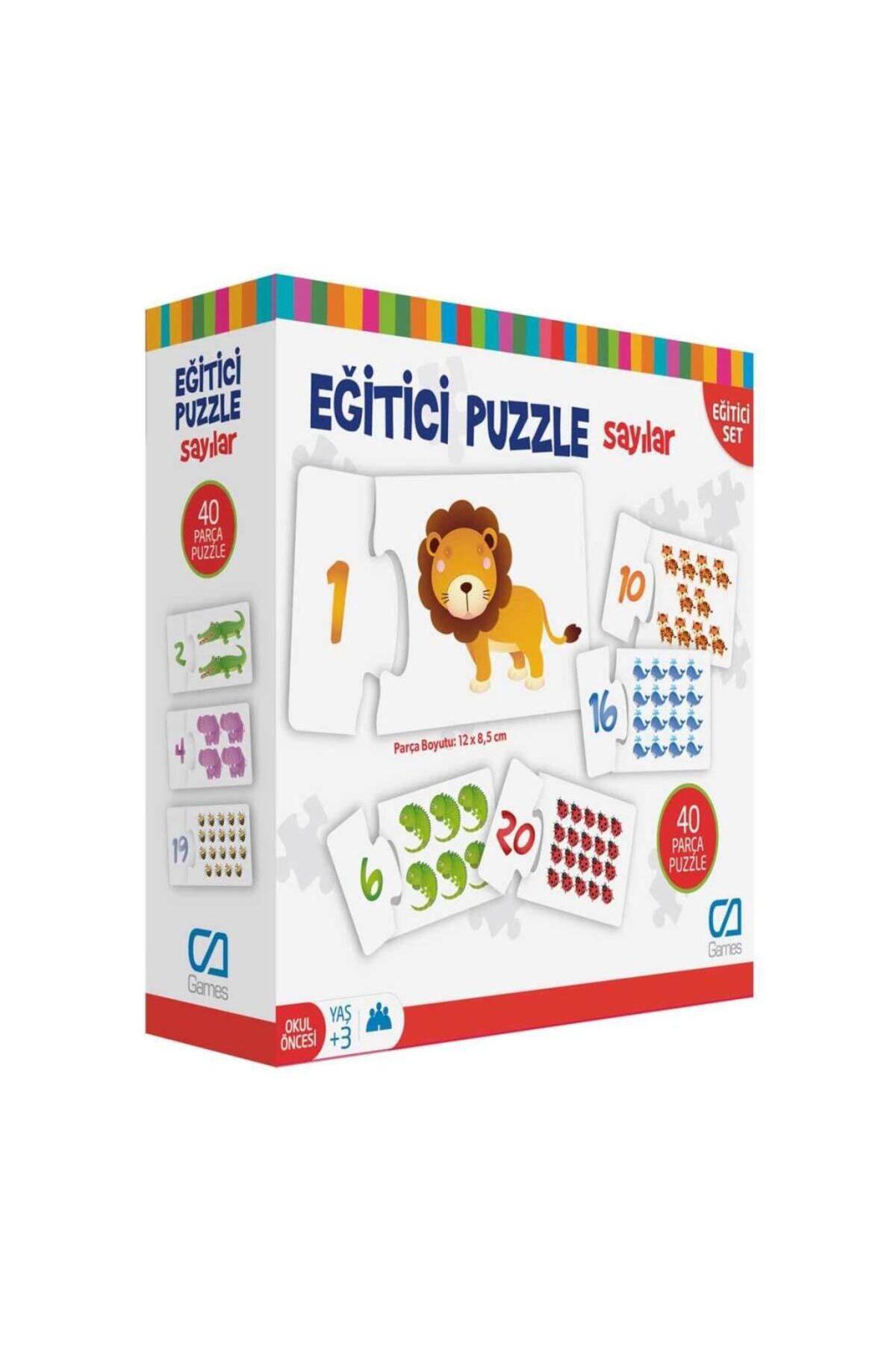 Take and Happy Games Eğitici Puzzle Sayılar 40 Parça 5031