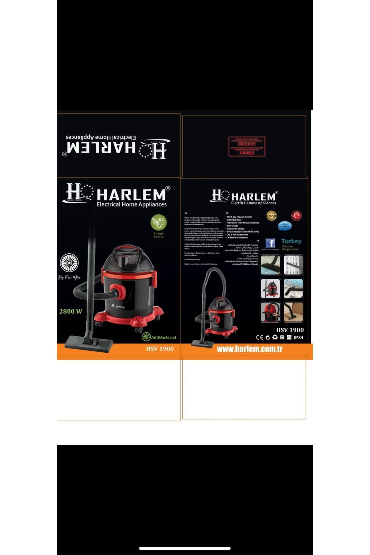 Go İthalat HARLEM HSV-1900 BETA KURU SÜPÜRGE 2800W (4744)