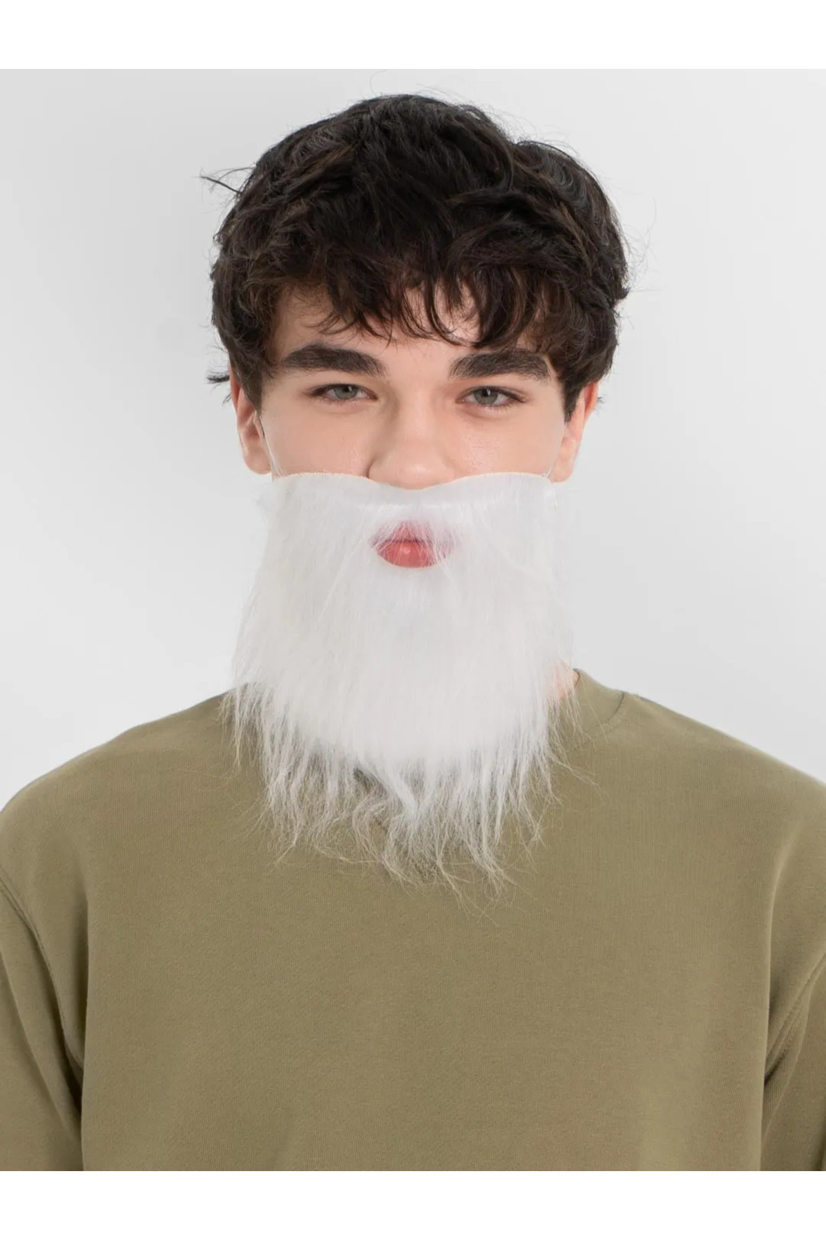 ریش سفید مصنوعی ذوب‌شده نسس‌ورلد با پشت کشی، سازگار با بزرگسالان و کودکان