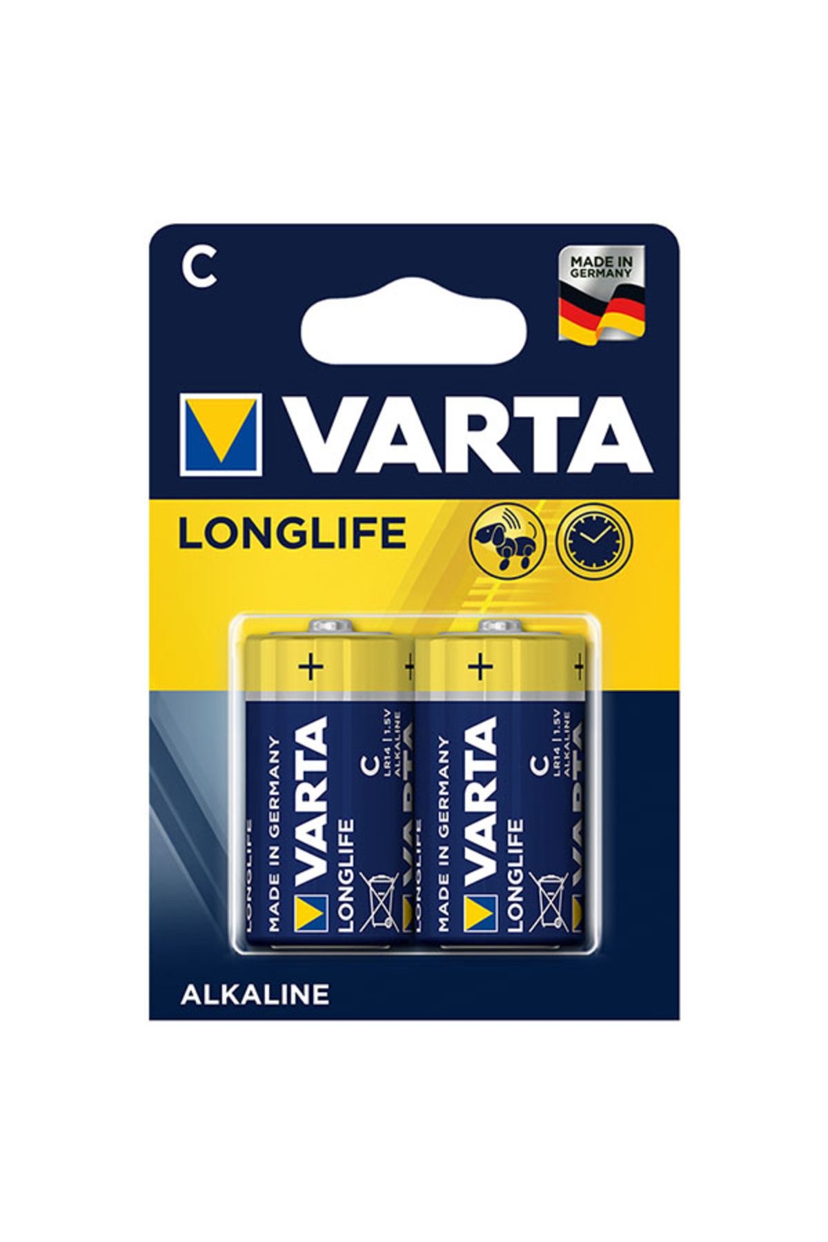 OK AKSESUAR VRTA LONGLIFE POWER ALKALİN ORTA BOY C PİL 2Lİ PAKET FİYAT GO50606641660