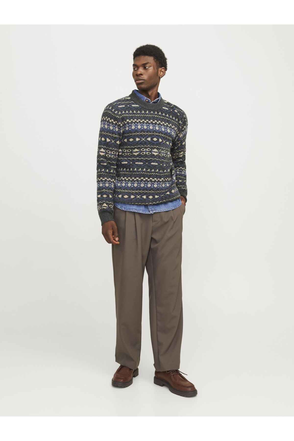 Jack & Jones Premium-Strickpullover All Over Print Strickpullover 4