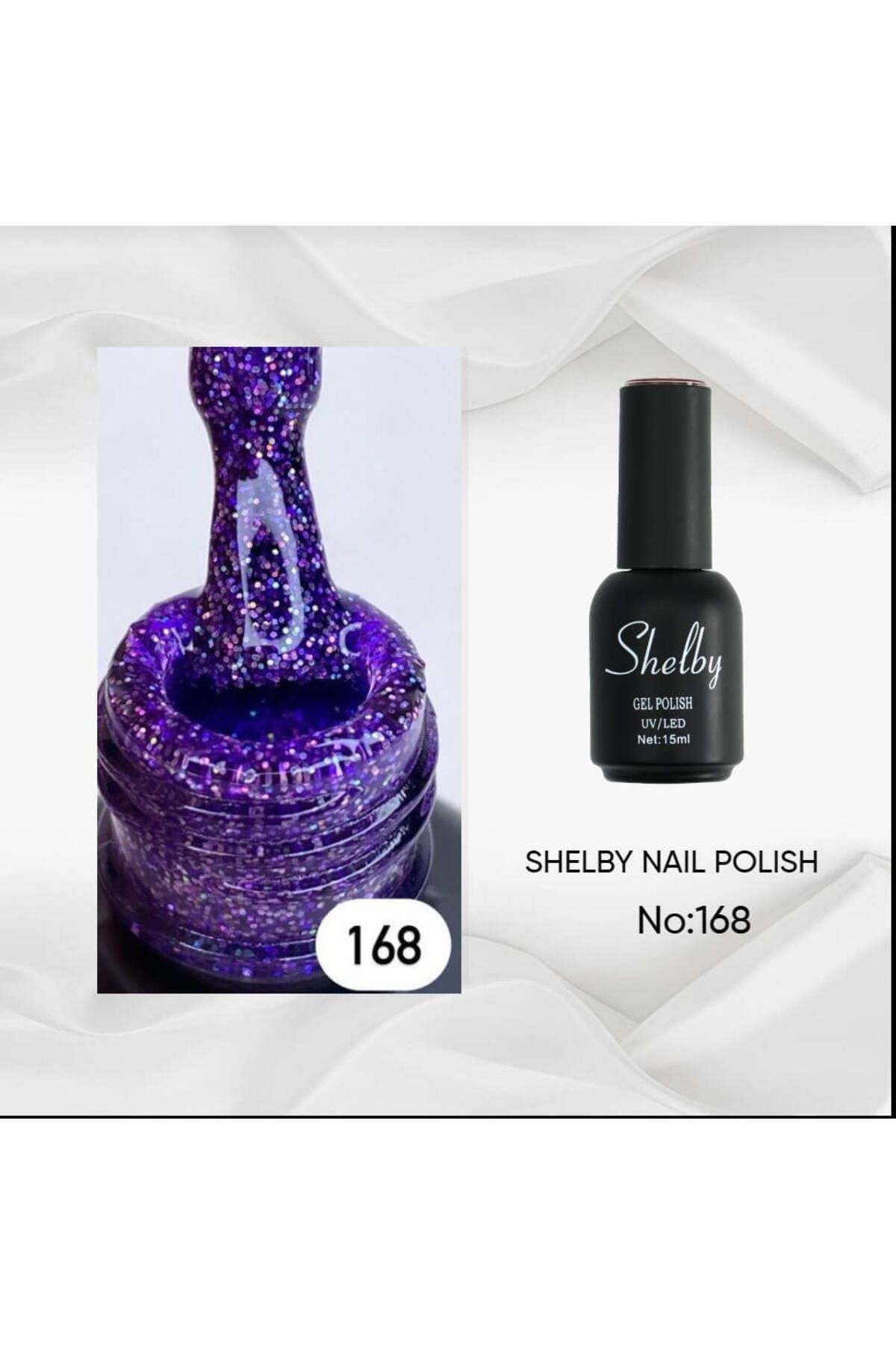 Gelshelby Kalıcı Oje 15 ml No 168 Sağlık Bakanlığı Onaylı ÜTS Kayıtlı Yüksek Pigmentasyon