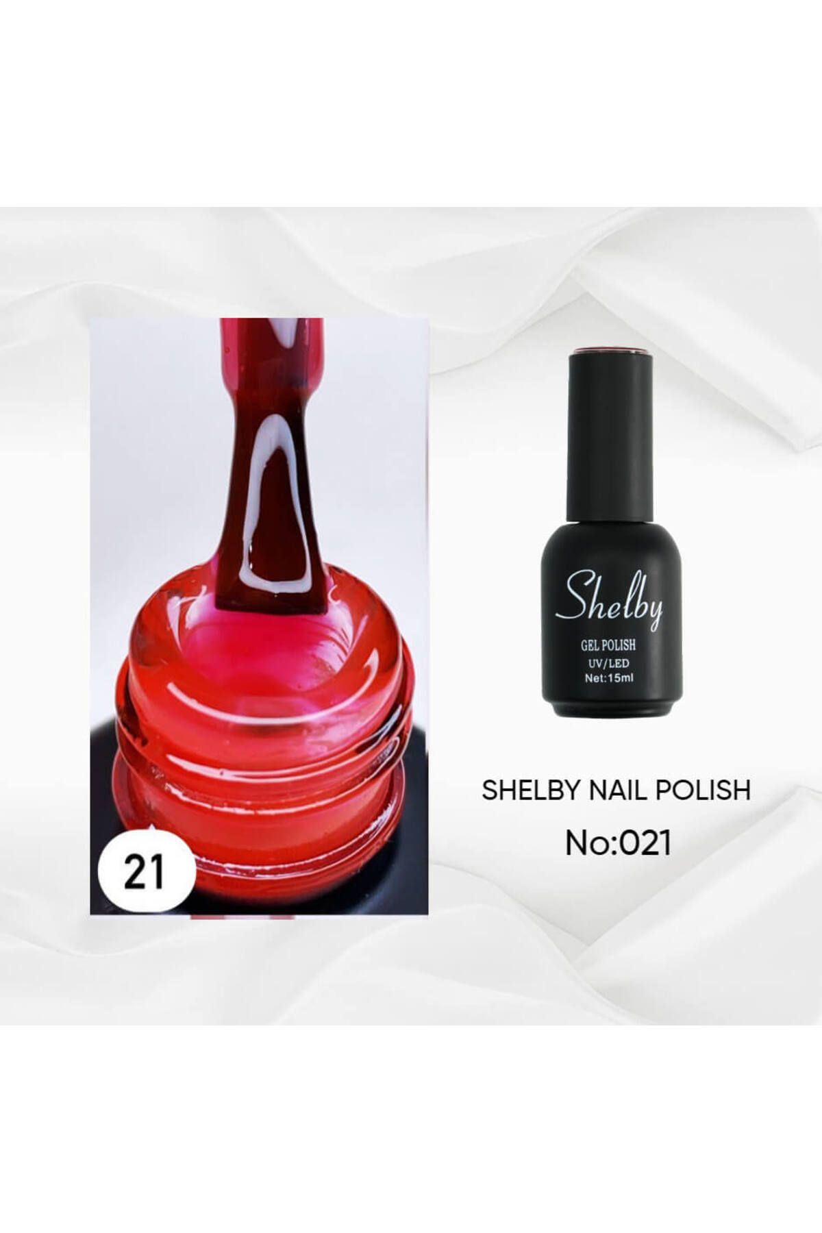 Gelshelby Kalıcı Oje 15 ml No 21 Sağlık Bakanlığı Onaylı ÜTS Kayıtlı Yüksek Pigmentasyon