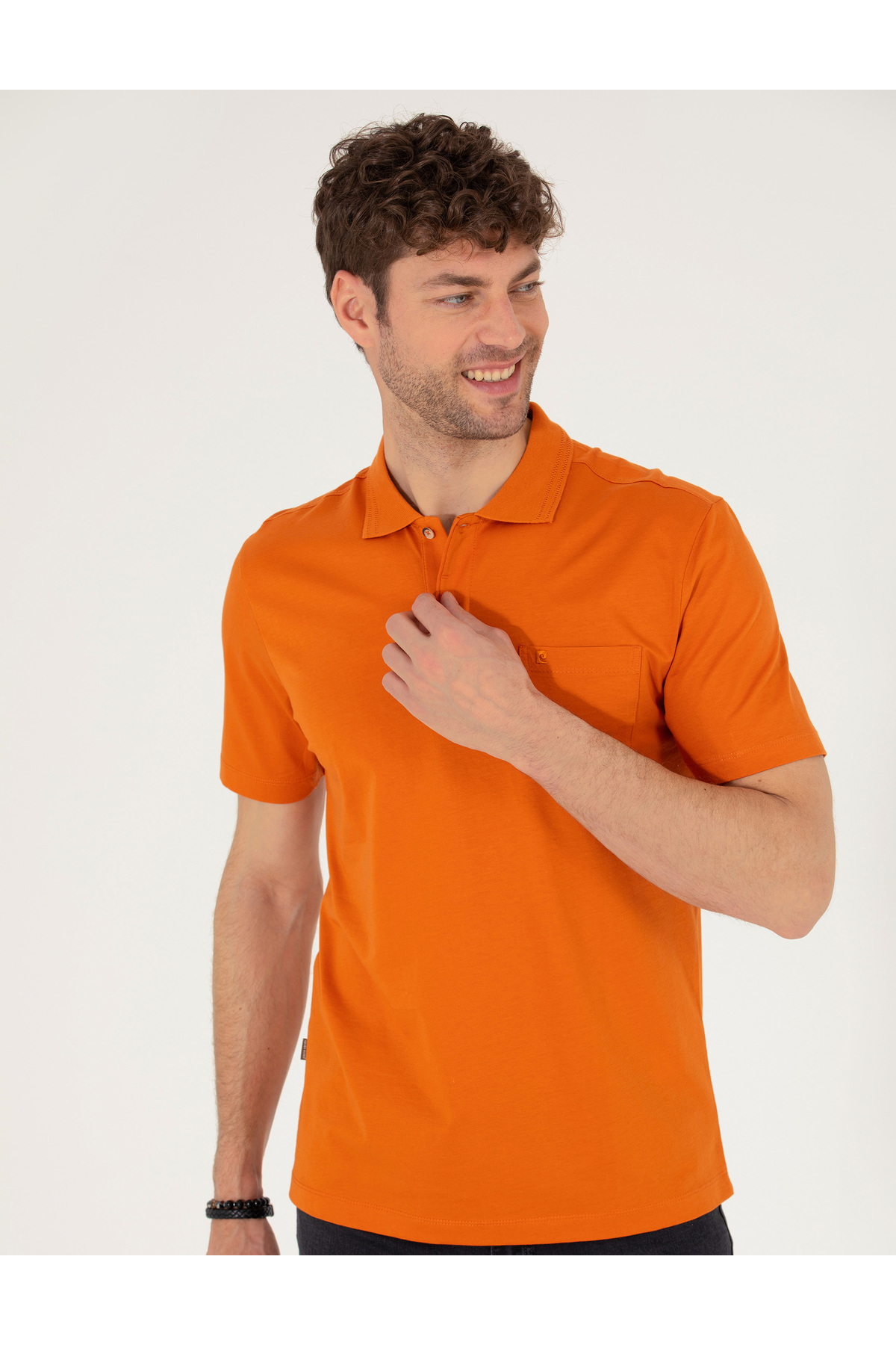 تیشرت یقه پلو مردانه راسته آستین کوتاه | پیر کاردین Pierre Cardin 869012 - تصویر 2