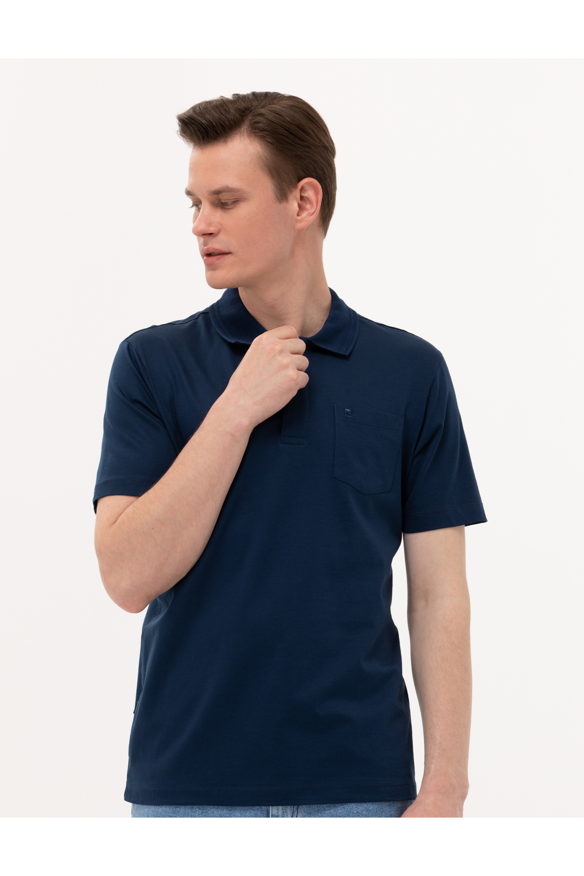 تیشرت یقه پلو مردانه راسته آستین کوتاه | پیر کاردین Pierre Cardin 869012 - تصویر 4