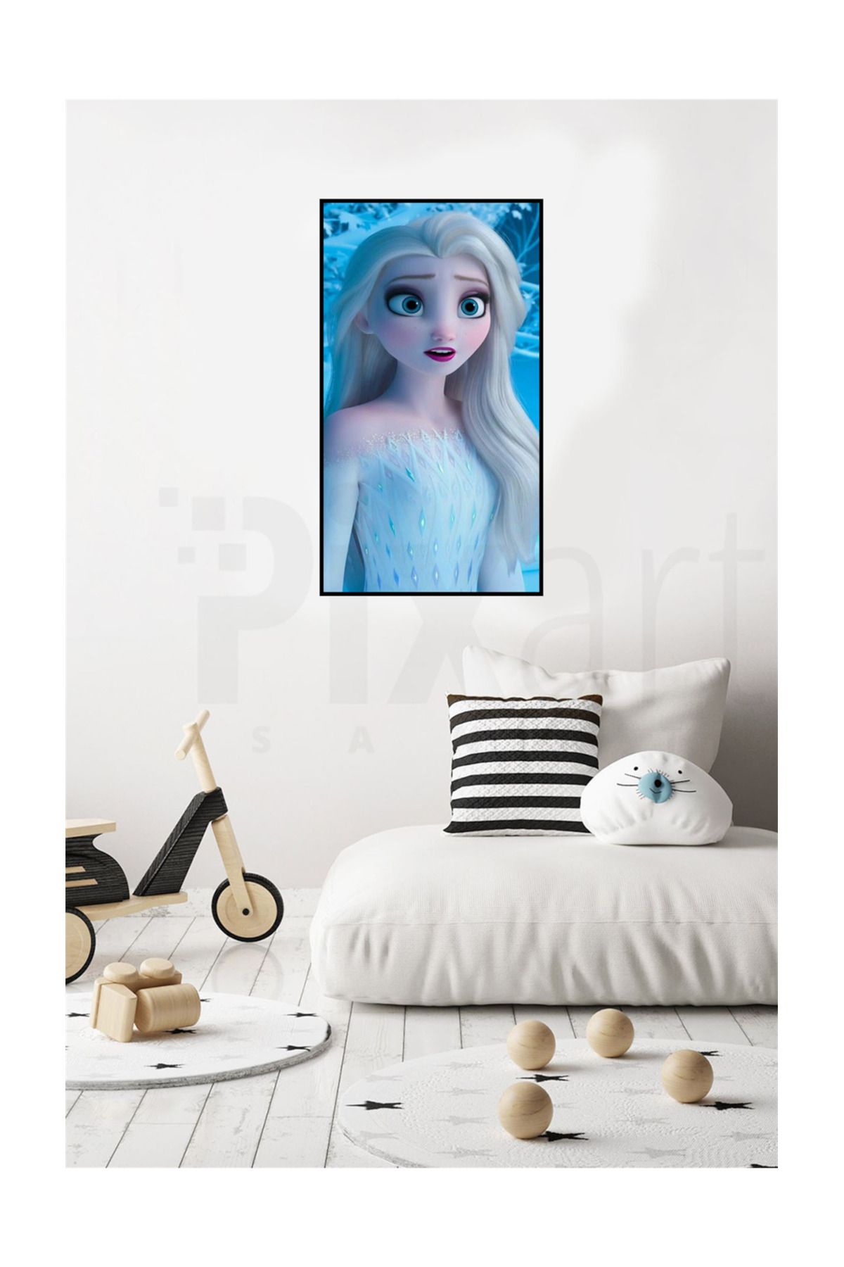 pixartsanat-Pixart Art Elsa Frozen Mosaic - Diamond Turkey 40*60 2