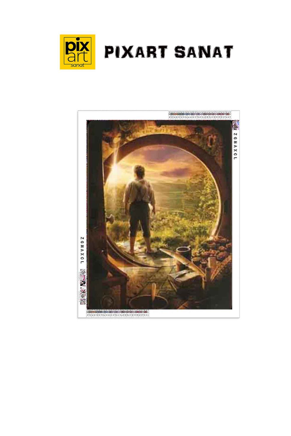 pixartsanat-Bilbo Baggins Pixart Art Diamond Mosaic Painting Diamond Turkey 47*60 4