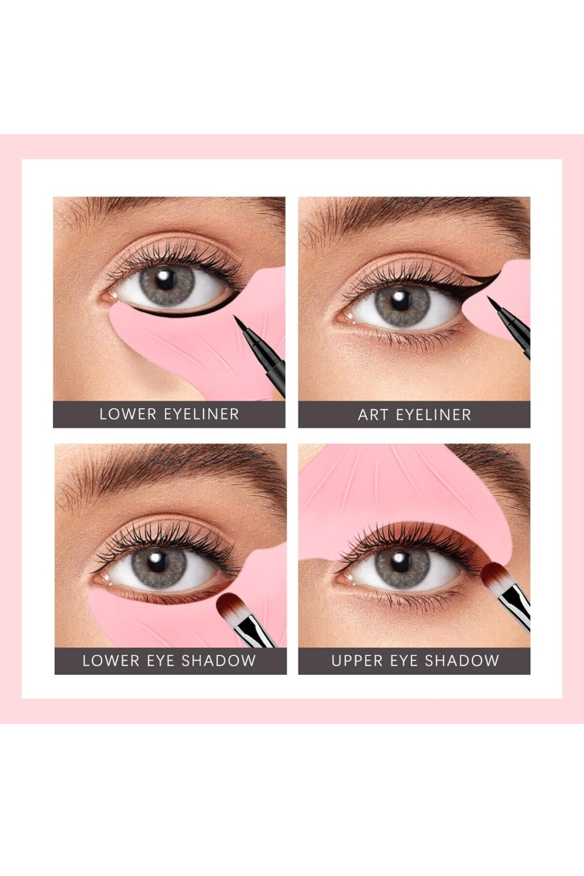 Silikon Kolay Rimel & Eyeliner Çekme Aparatı — رنگارنگ 8976517406153 — تصویر 8 از 8