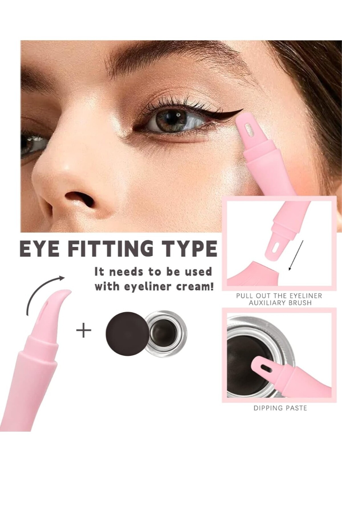 Silikon Kolay Rimel & Eyeliner Çekme Aparatı — رنگارنگ 8976517406153 — تصویر 7 از 8