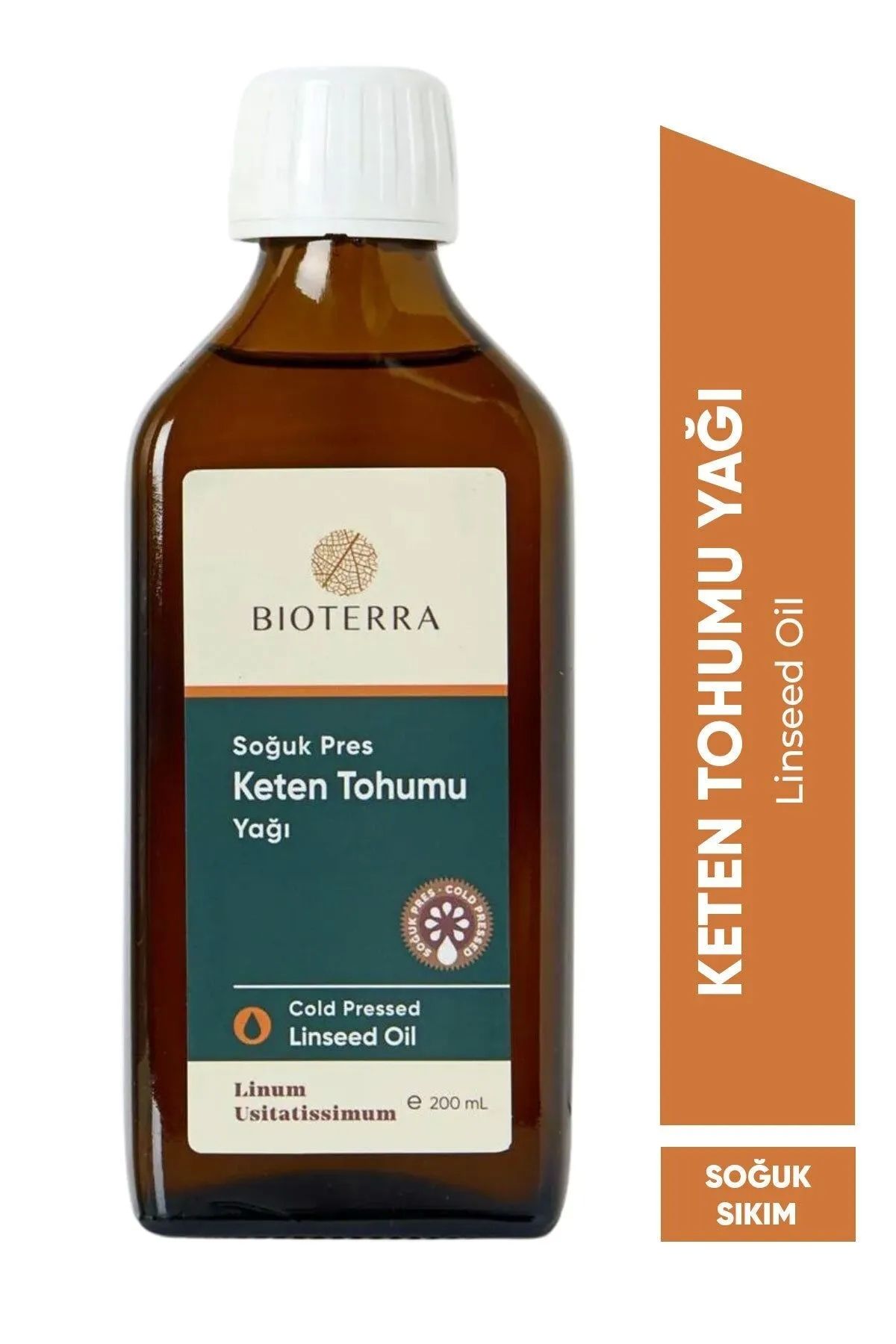 Bioterra Biotera Organik Keten Tohumu Yağı 200ml