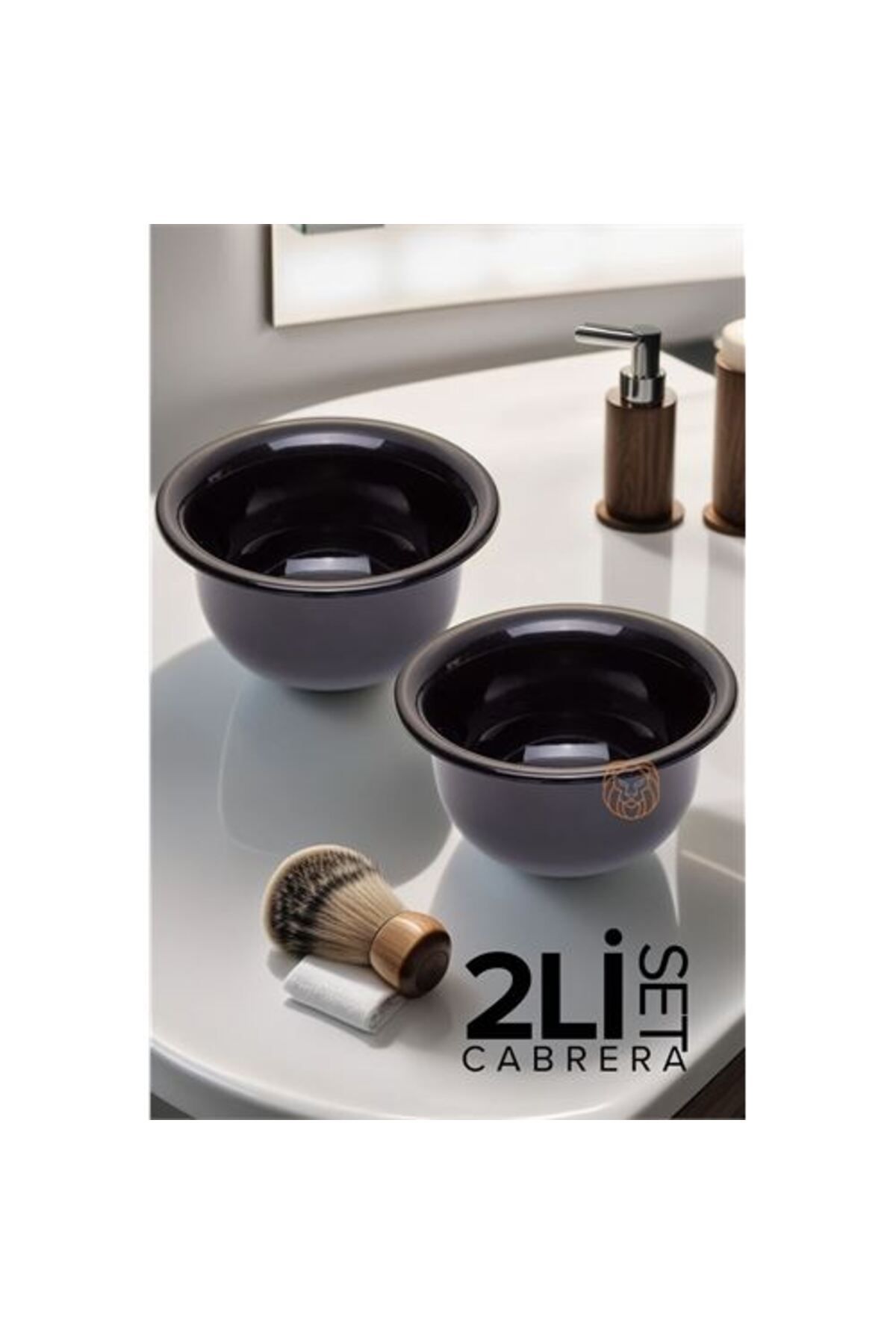 Lyrae Store 2 li SET Tıraş Tası Cabrera Design - ALP9317-7833