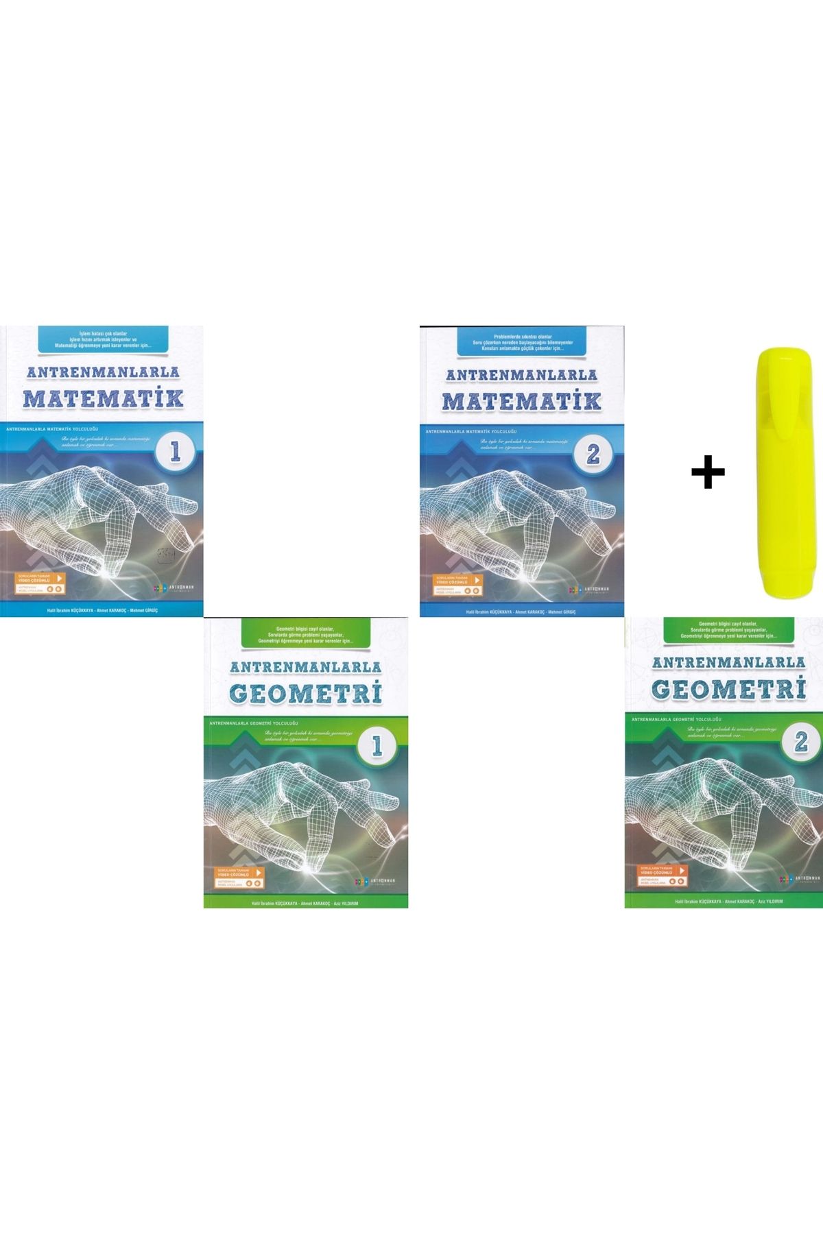 Antrenman Yayıncılık Antrenmanlarla TYT Matematik ve Geometri Seti 1. Kitap ve 2. Kitaplar Toplam 4 Kitap