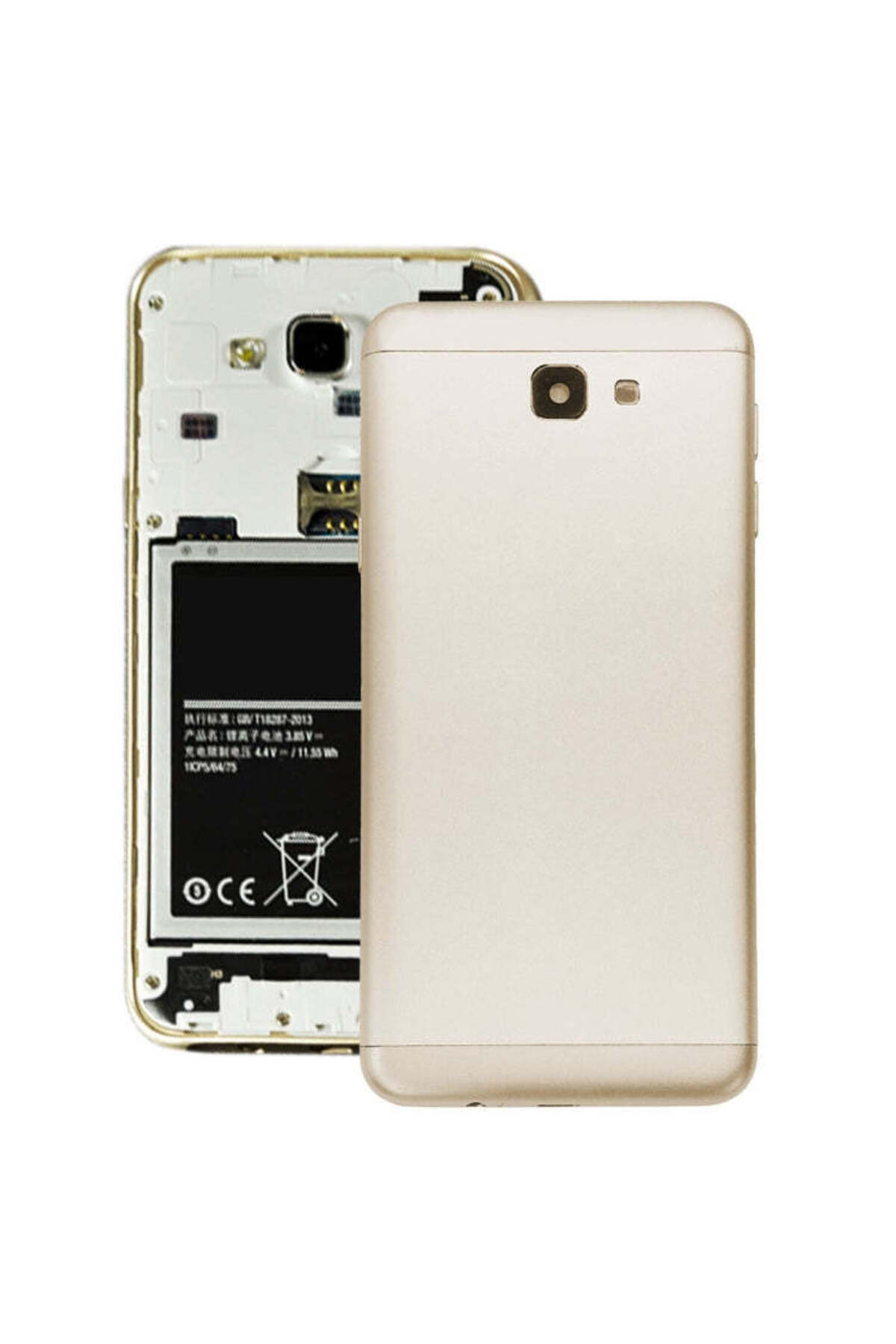 indirimplus Samsung Galaxy J7 Prime, G610F G610Y/DS, ON7 (2016) (Gold) Arka Kapak