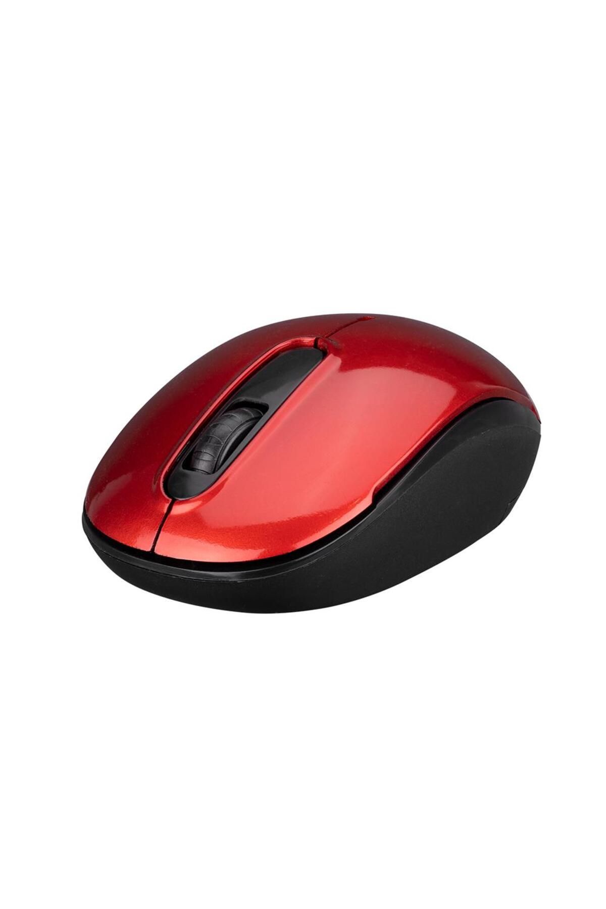 Vobotek Teknoloji SMW-666 Kırmızı USB 2.4 GHZ Optik Kablosuz Mouse 1500Dpı