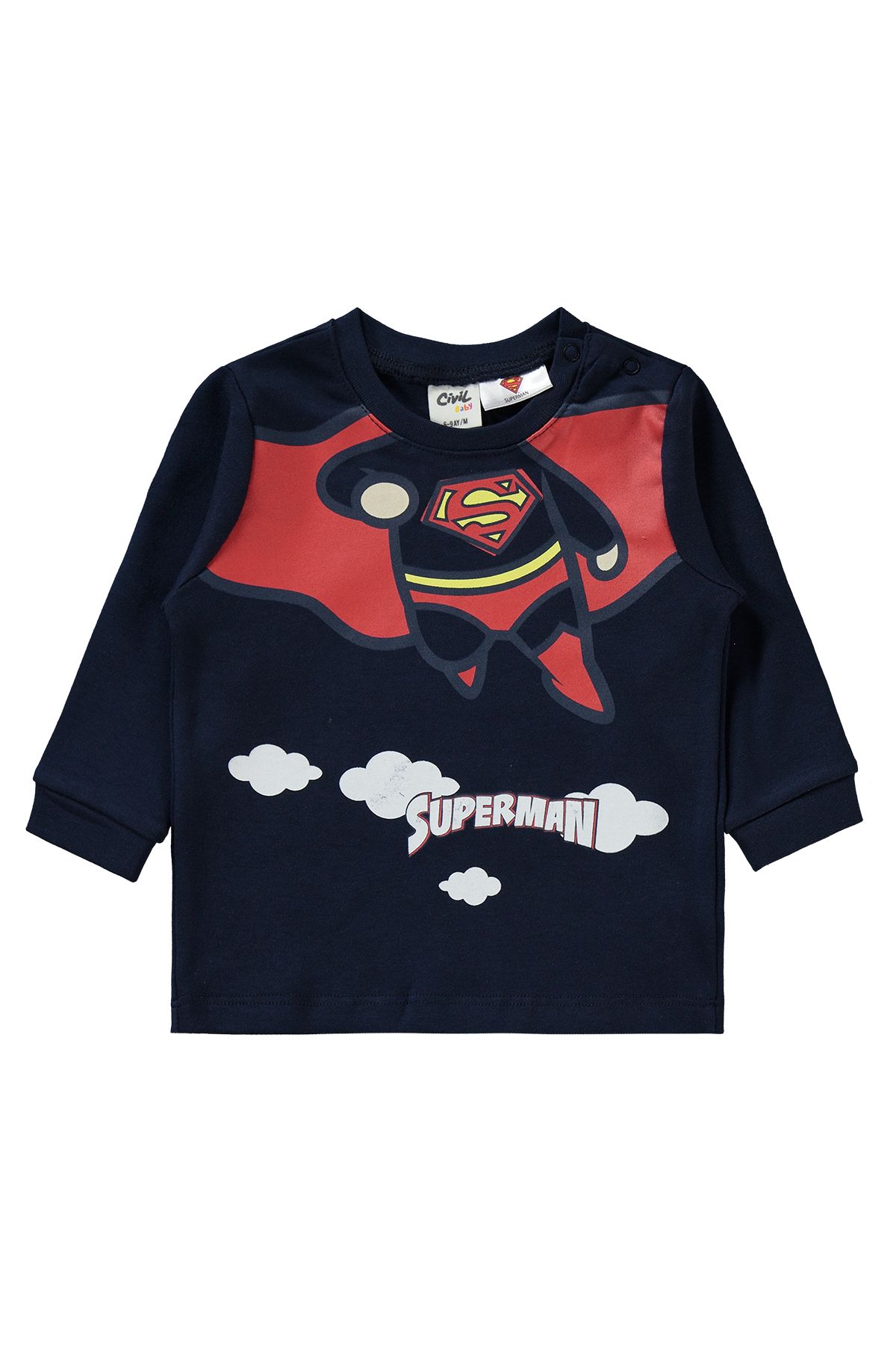 Superman-Superman-Baby-Set für Jungen, 6–18 Monate, Marineblau 3