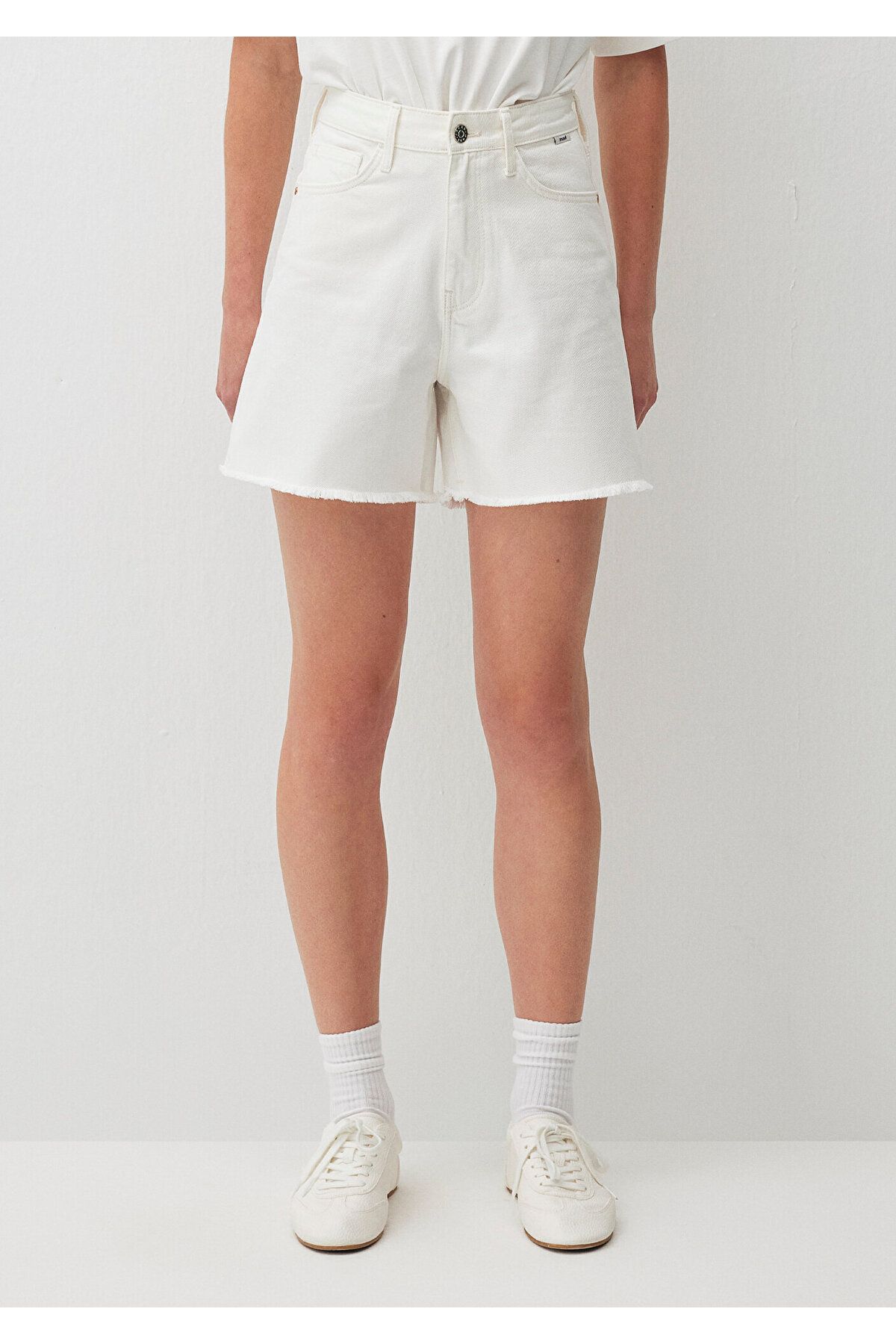 Mavi-Millie 90s - Off-White Jean Shorts1458987074 3