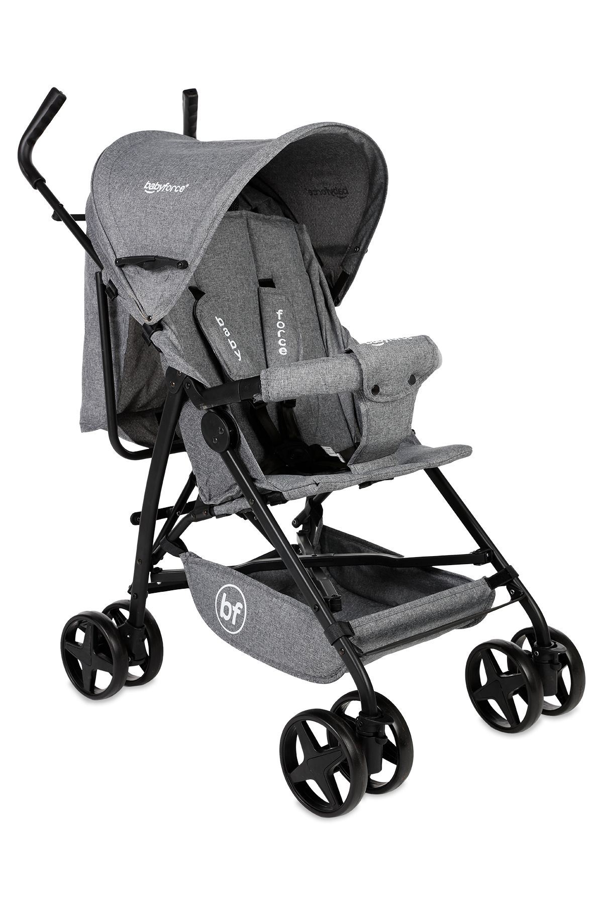 Baby Force Bf-300 Joy Baston Bebek Arabası Gri