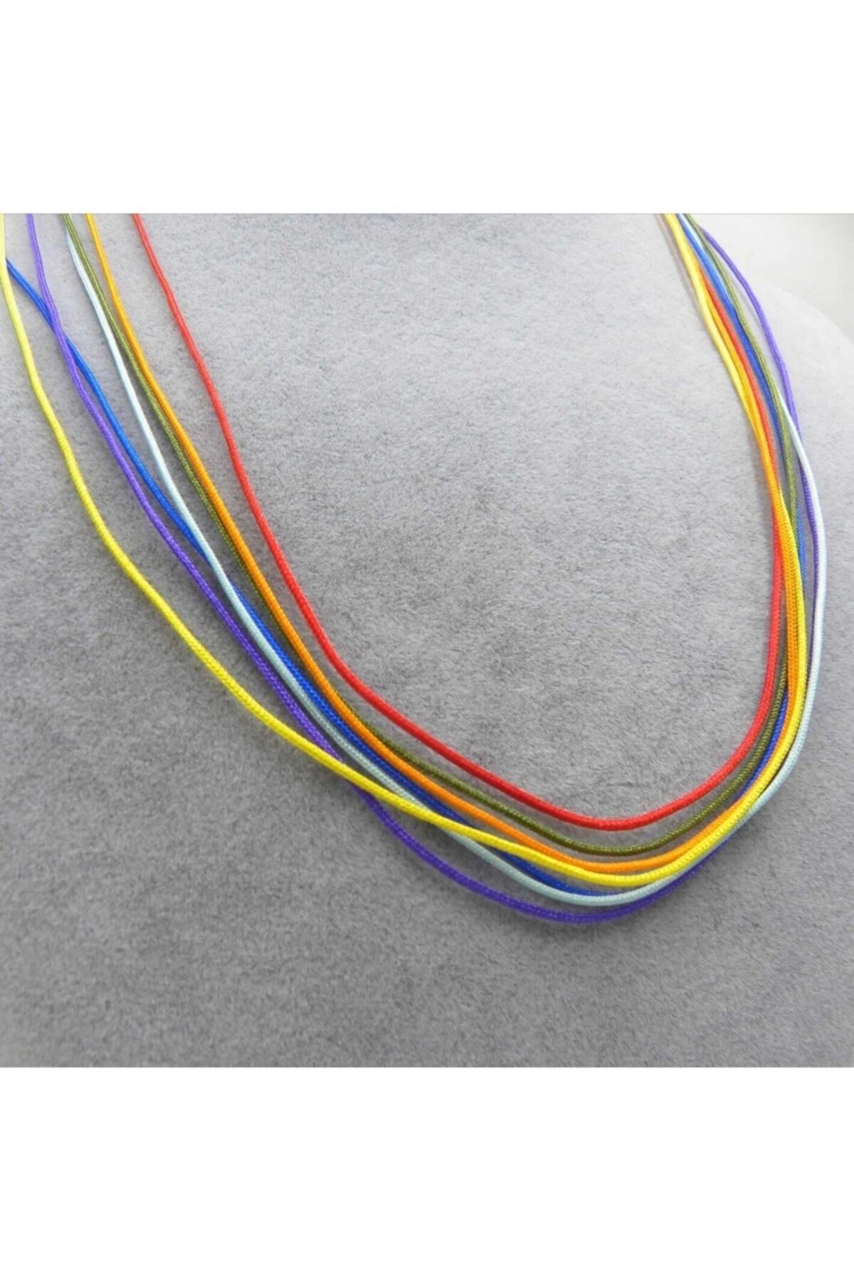 Tralles Takı-7 Colors Rope Necklace 2