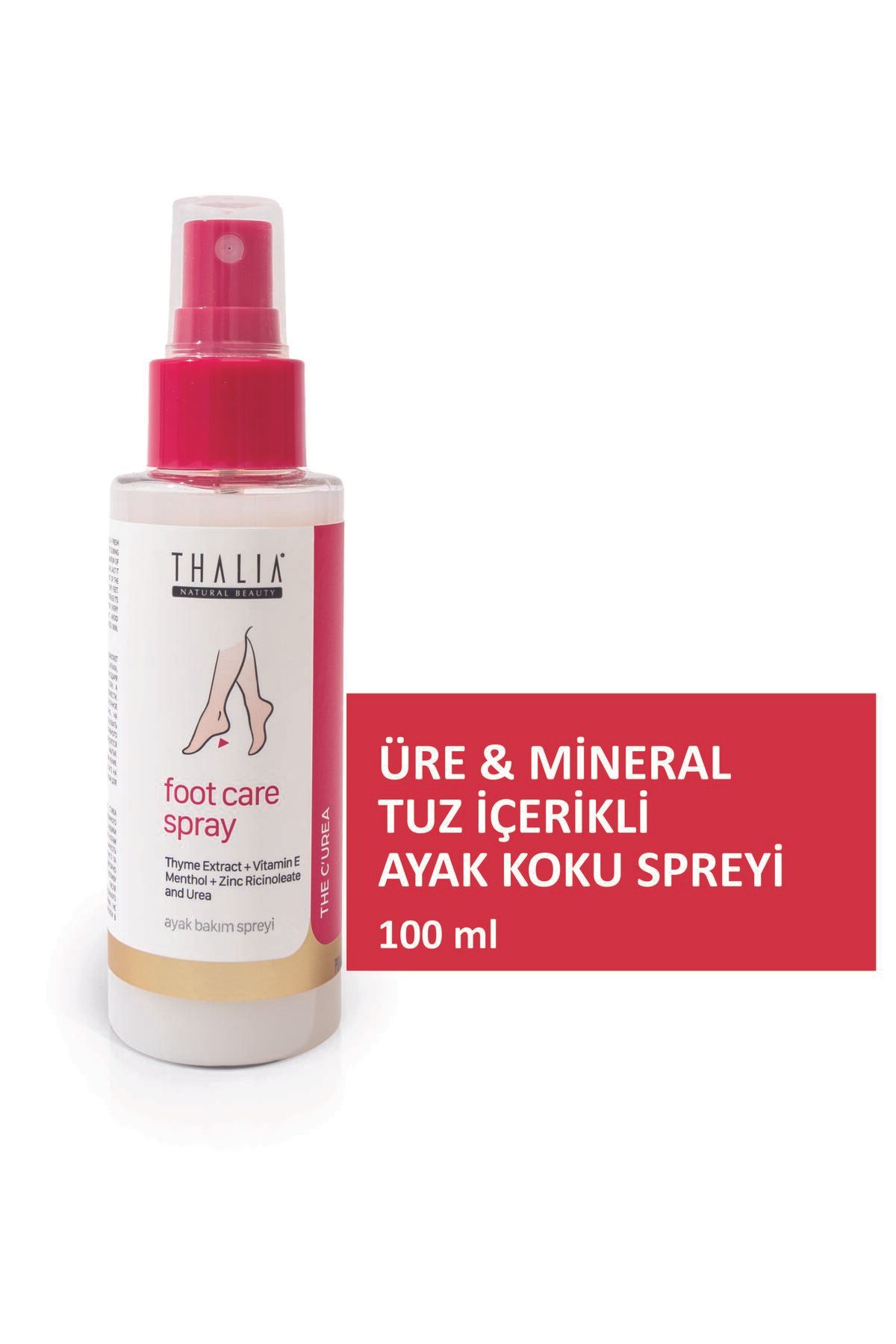 Thalia Üre & Mineral Tuz İçerikli Ayak Kokusunu Önlemeye Yardımcı Sprey 100ml