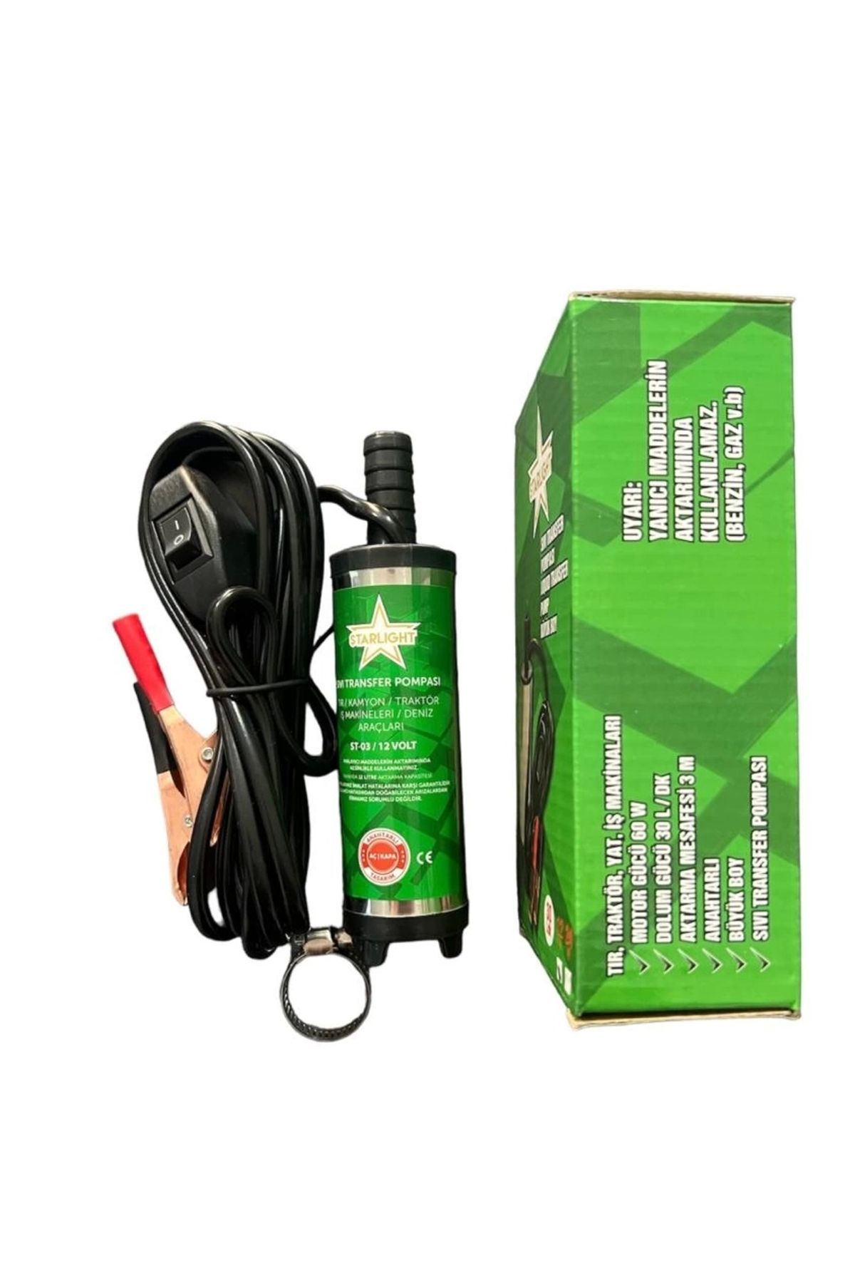 STARLİGHT 12 VOLT MİNİ DALGIÇ SIVI TRANSFER POMPASI 30 LİTRE/DK - 3