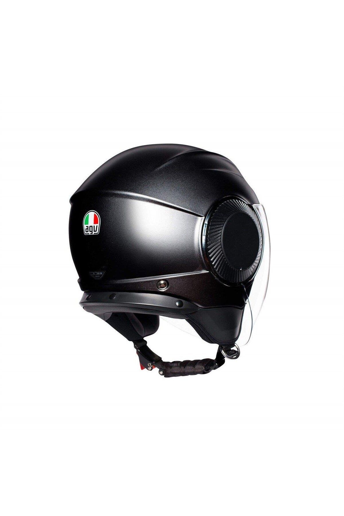 AGV-Orbyt Solid Matt Black Helmet 4