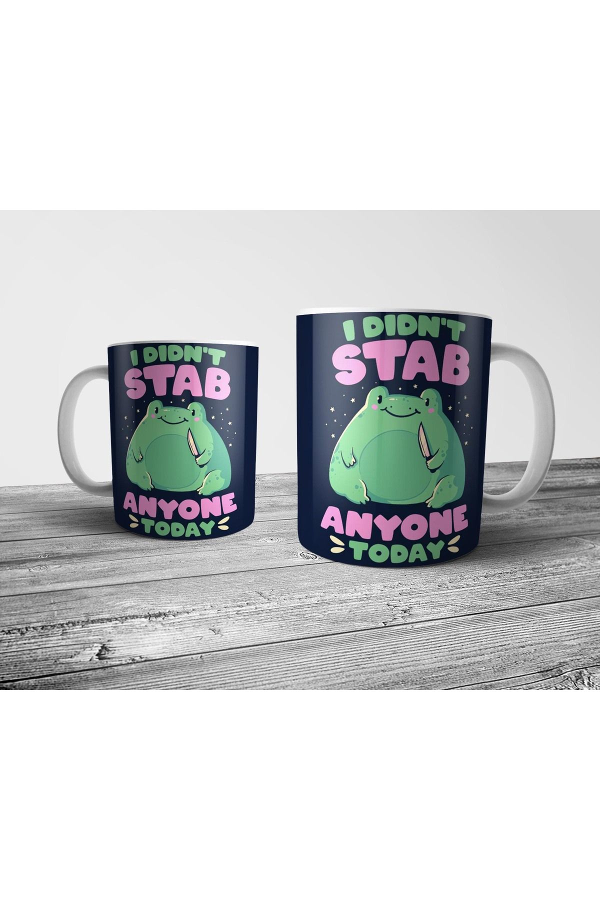 Pixxa-Frog - I Didn'T Stab Nobody Today Mug 1