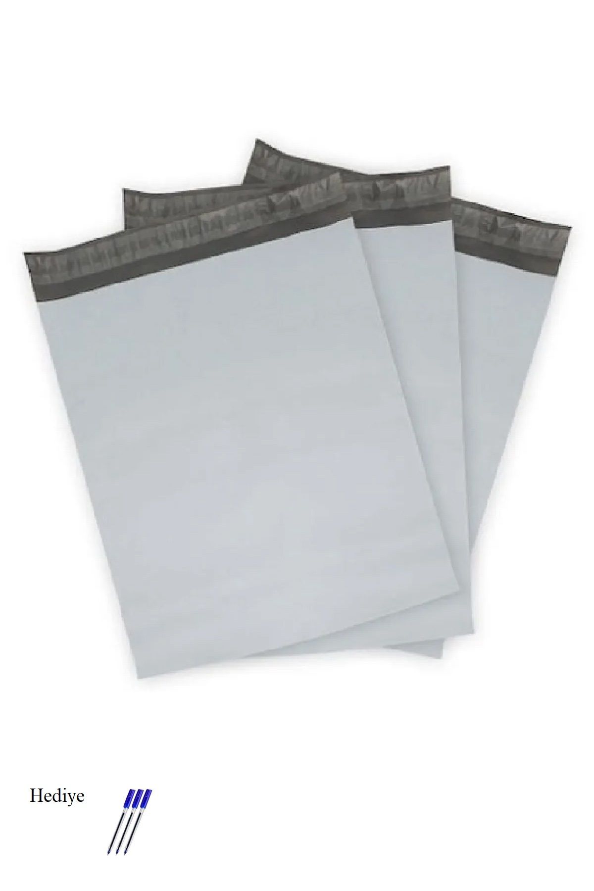 Kapamarka Cepsiz Battal Boy Kargo Poşeti 45x55+5 cm - 200 Adet (40+40=80 Mikron)