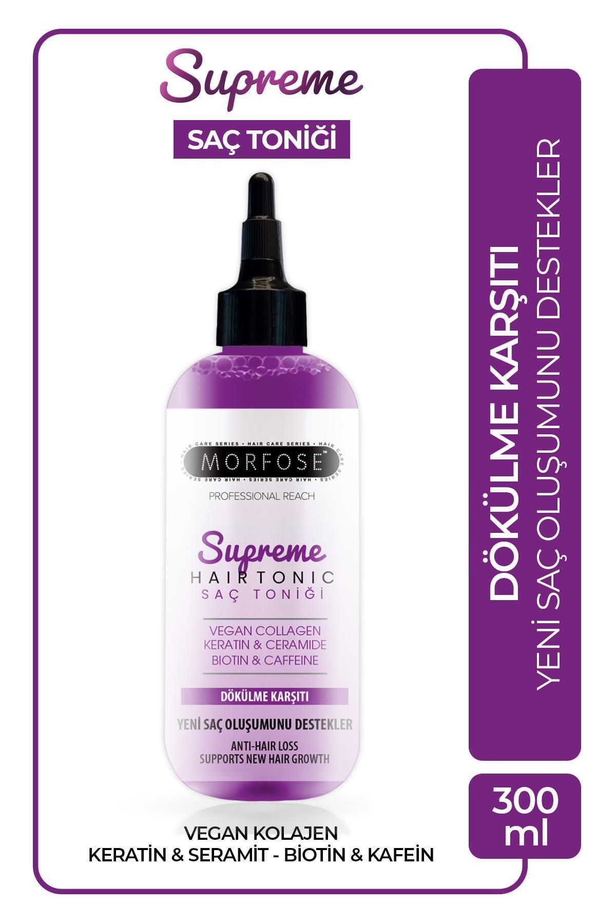 Morfose SUPREME VEGAN COLLAGEN CONTAİNİNG ANTİ-LOSS HAİR TONİC 300 ML D.CENTER460