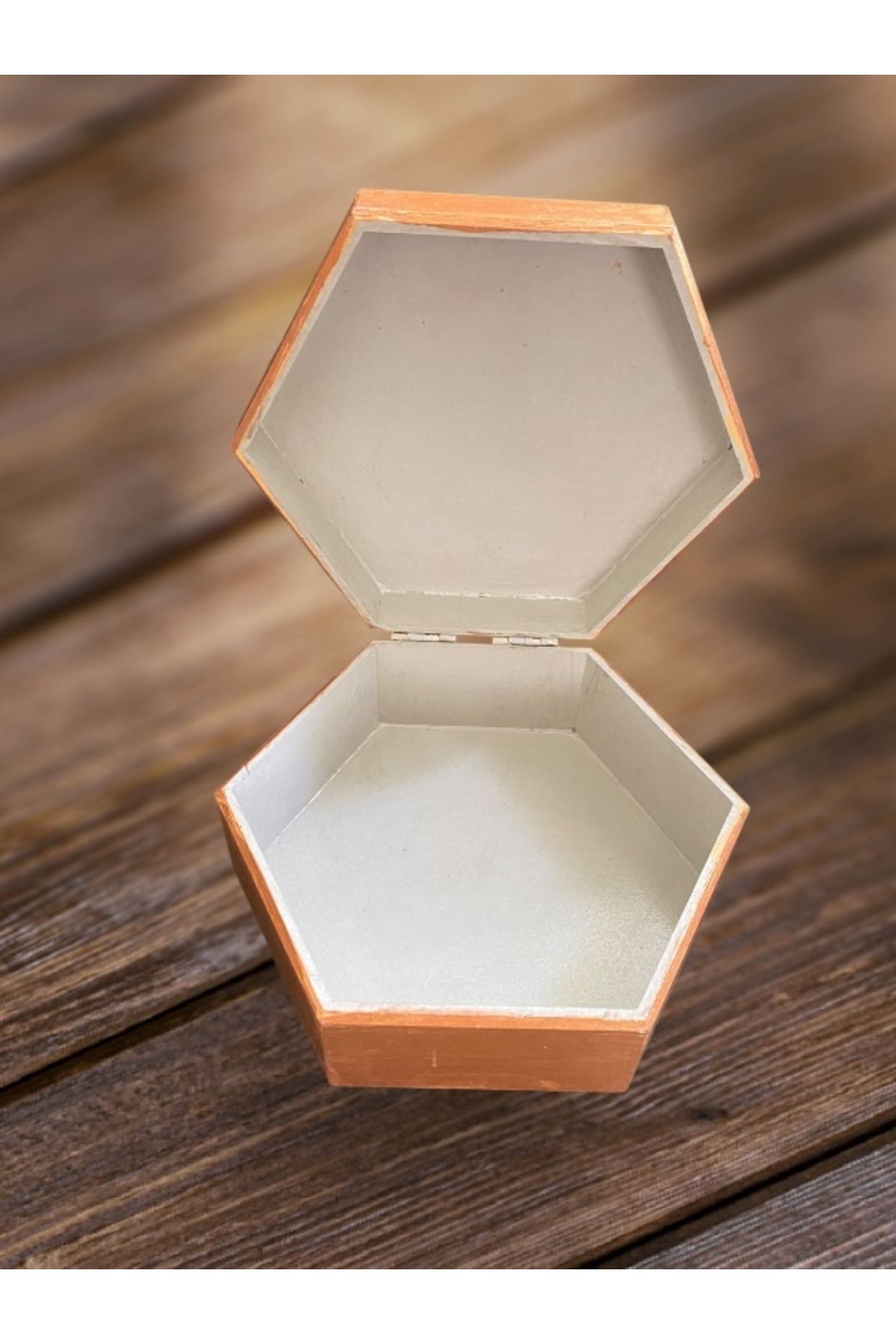 Lion-Handmade Design Multi-Purpose Hexagonal Box 2