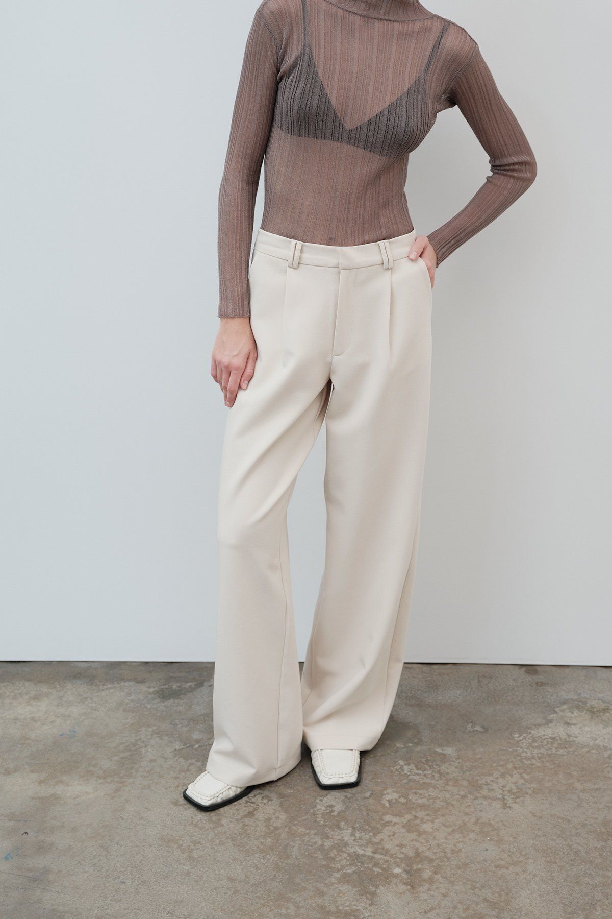 VATKALI-Wide Leg High Waist Pants 2