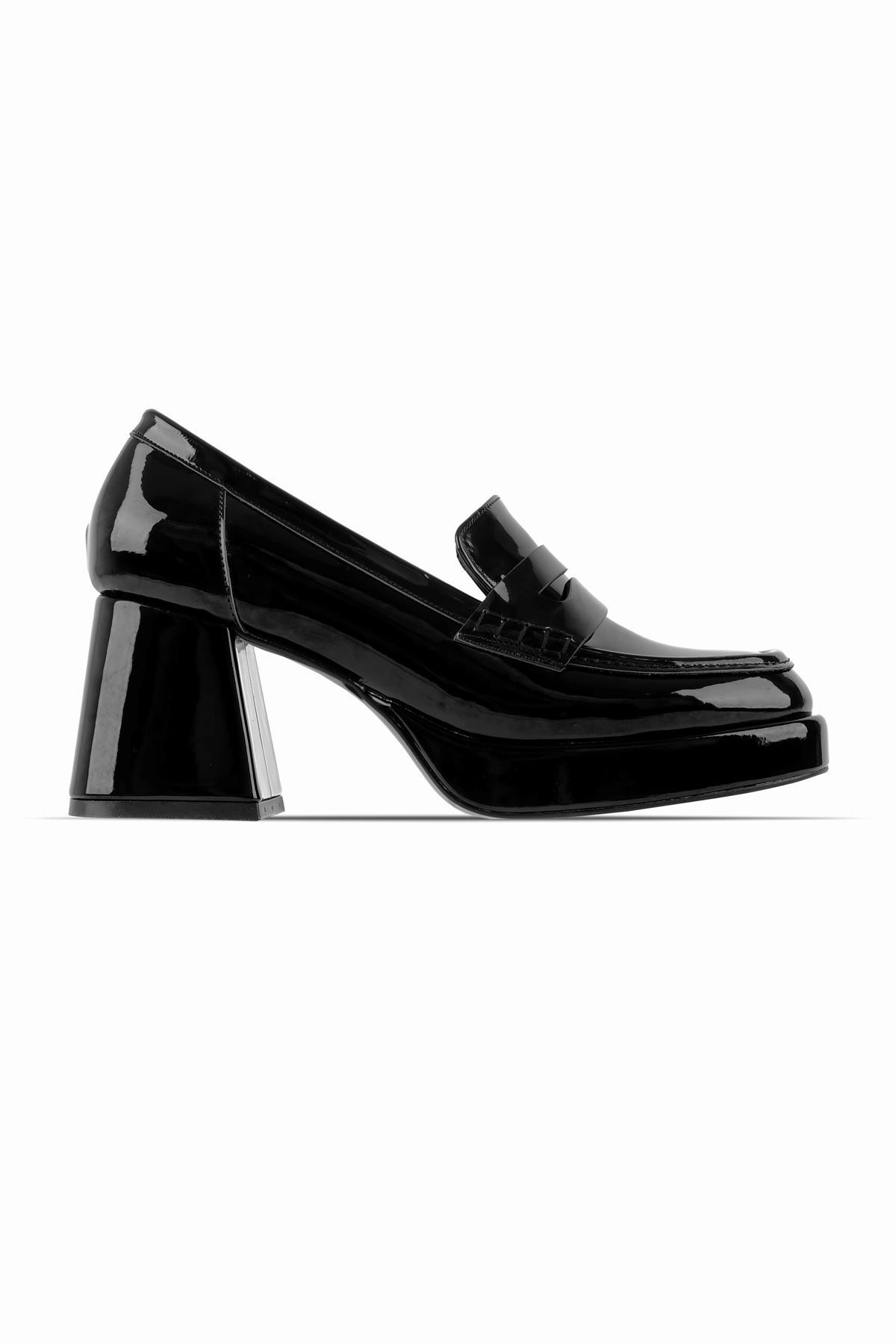 Lal Shoes & Bags-Pantofi cu toc Biana pentru damă, cu toc gros-R.NEGRU 1