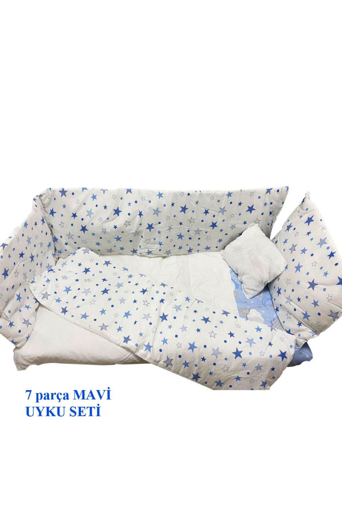 Bygolden Wsmall Sallanır Anne Yanı Bebek Beşiği Yatak Ve Mavi Uyku Seti Hediyeli fotoğrafı 3 (önizleme)