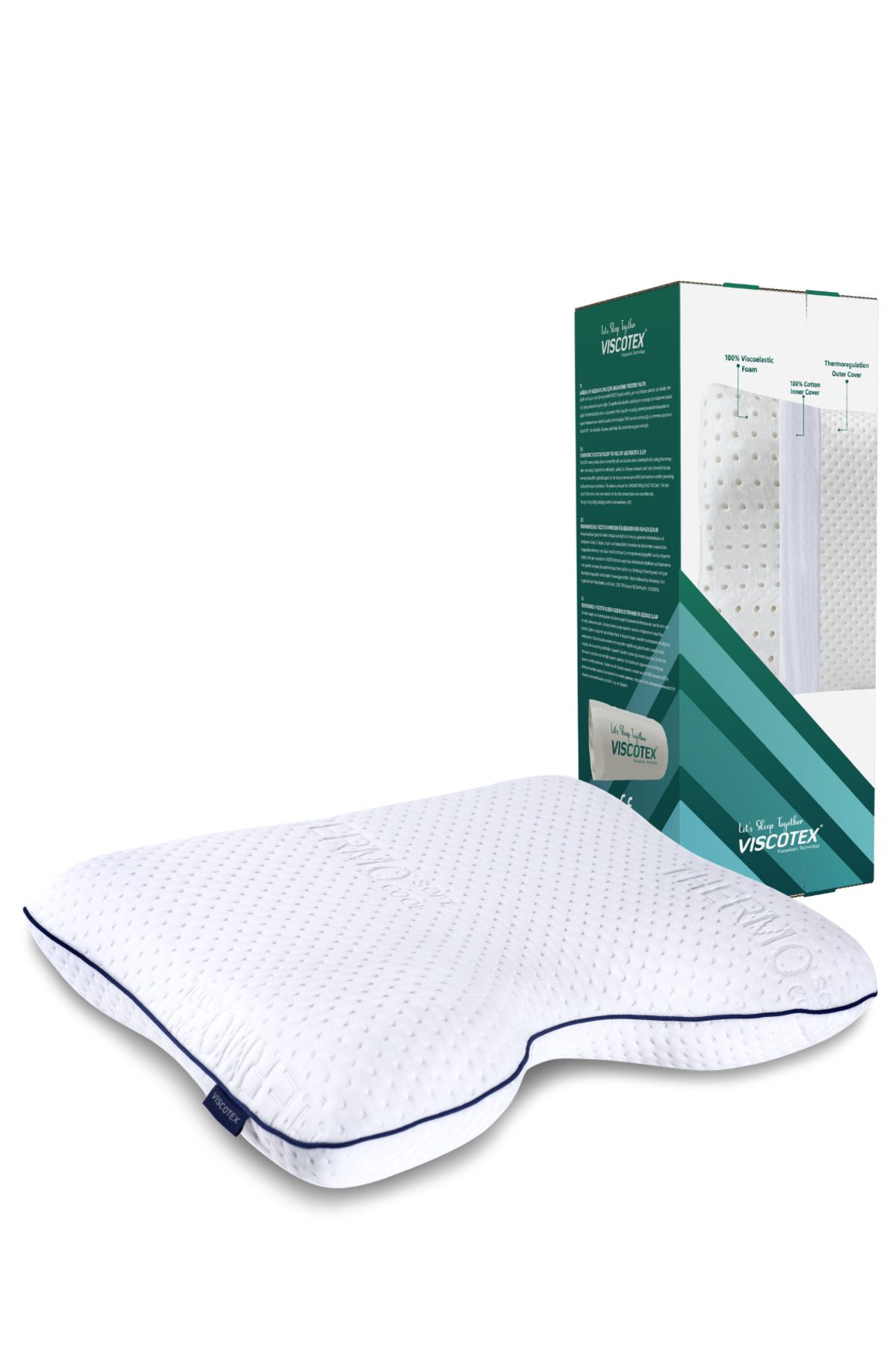 VİSCOTEX Horlama Yastığı 54x40x11 cm / Anti-snore Pillow