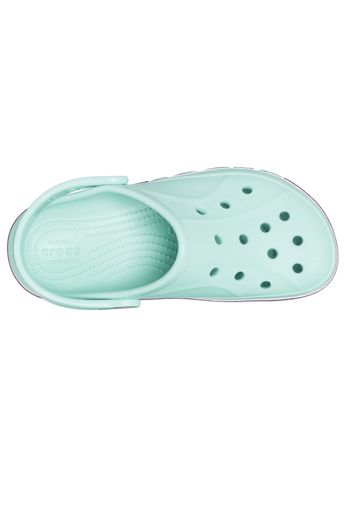 Crocs-209731 -4ss Dámské duhové třpytky Clg T &amp; Ccedil; Dětské pantofle - Modré 6